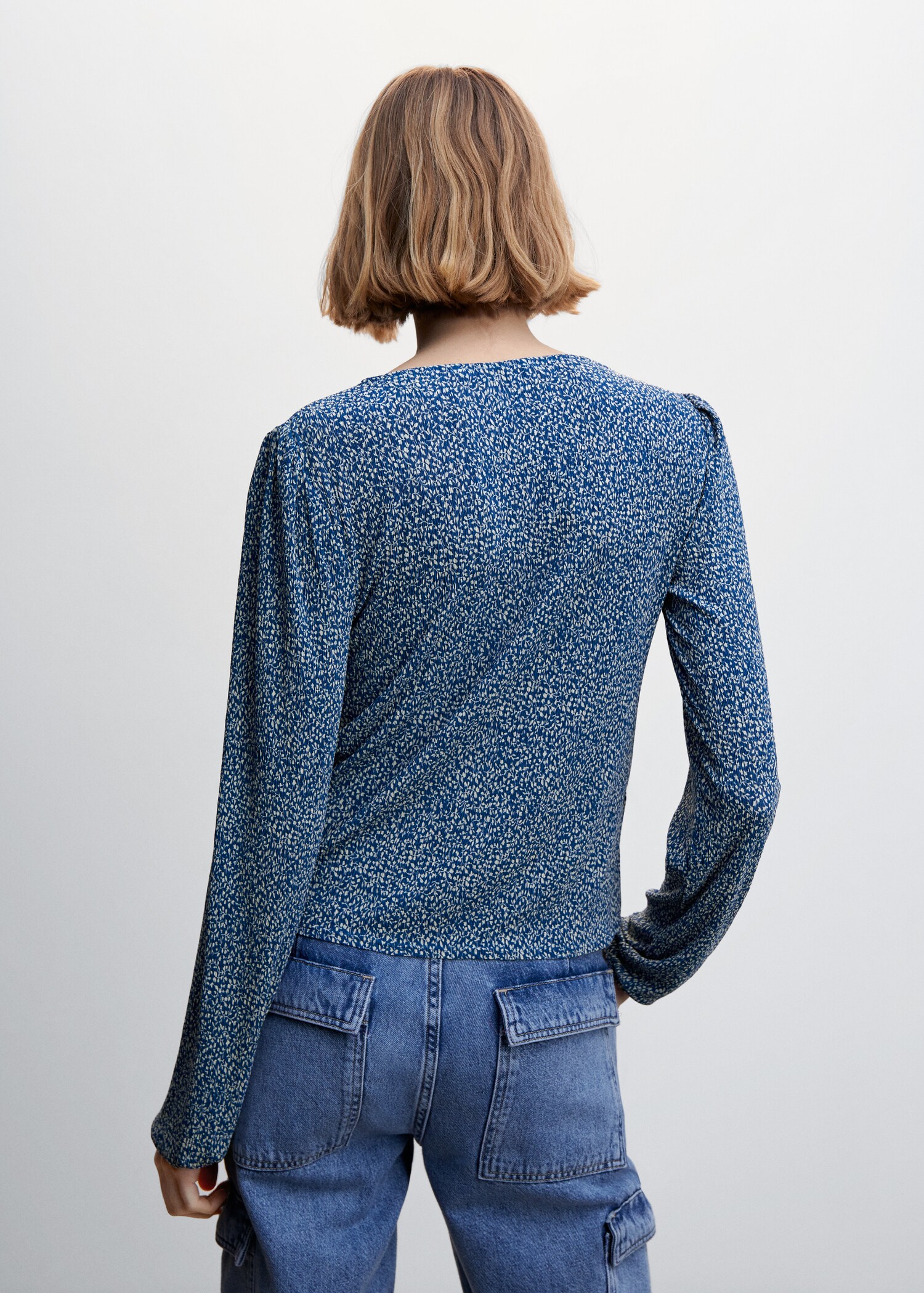 Blouse col en V - Verso de l’article