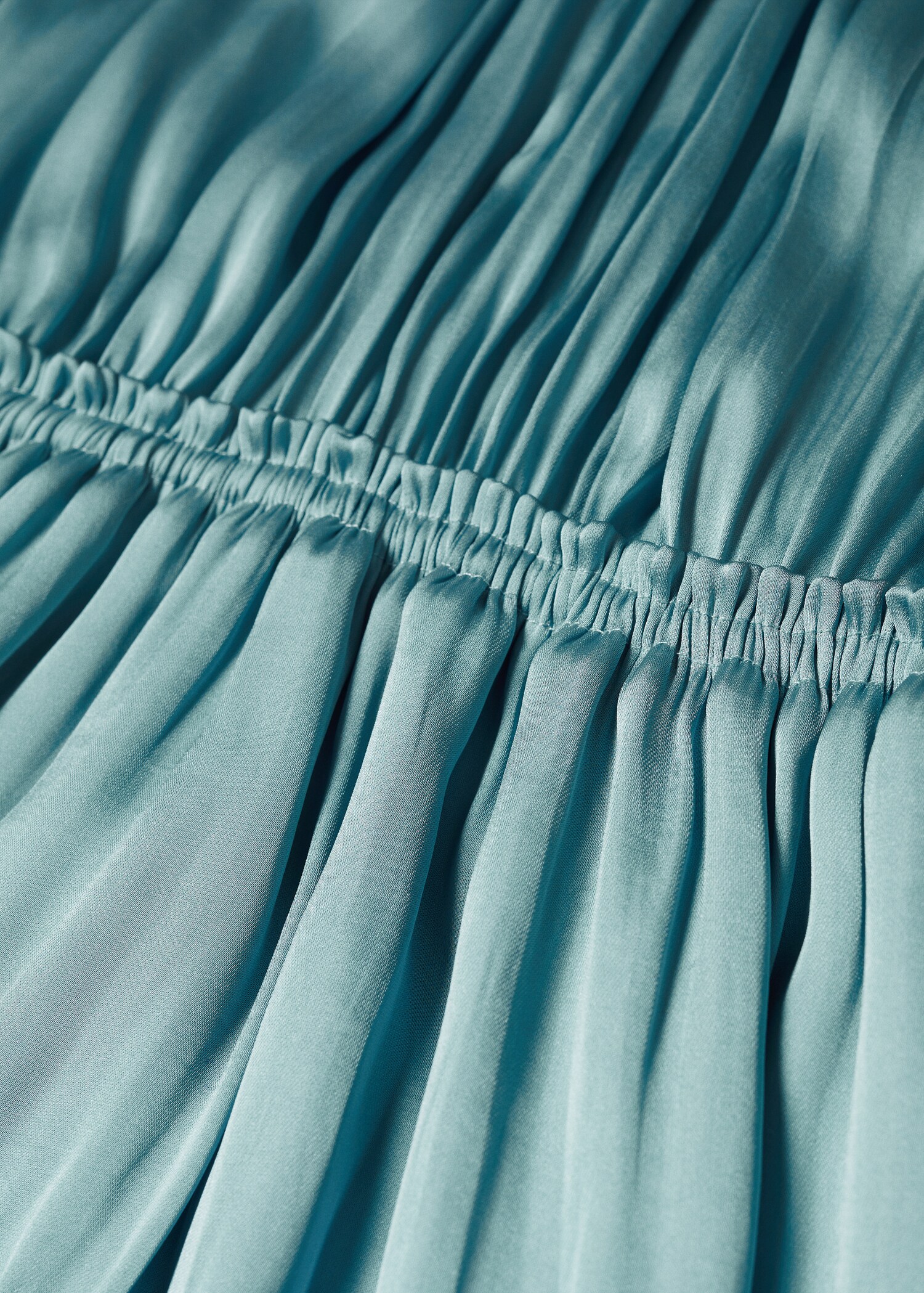 Vestido satinado volantes - Detalle del artículo 8