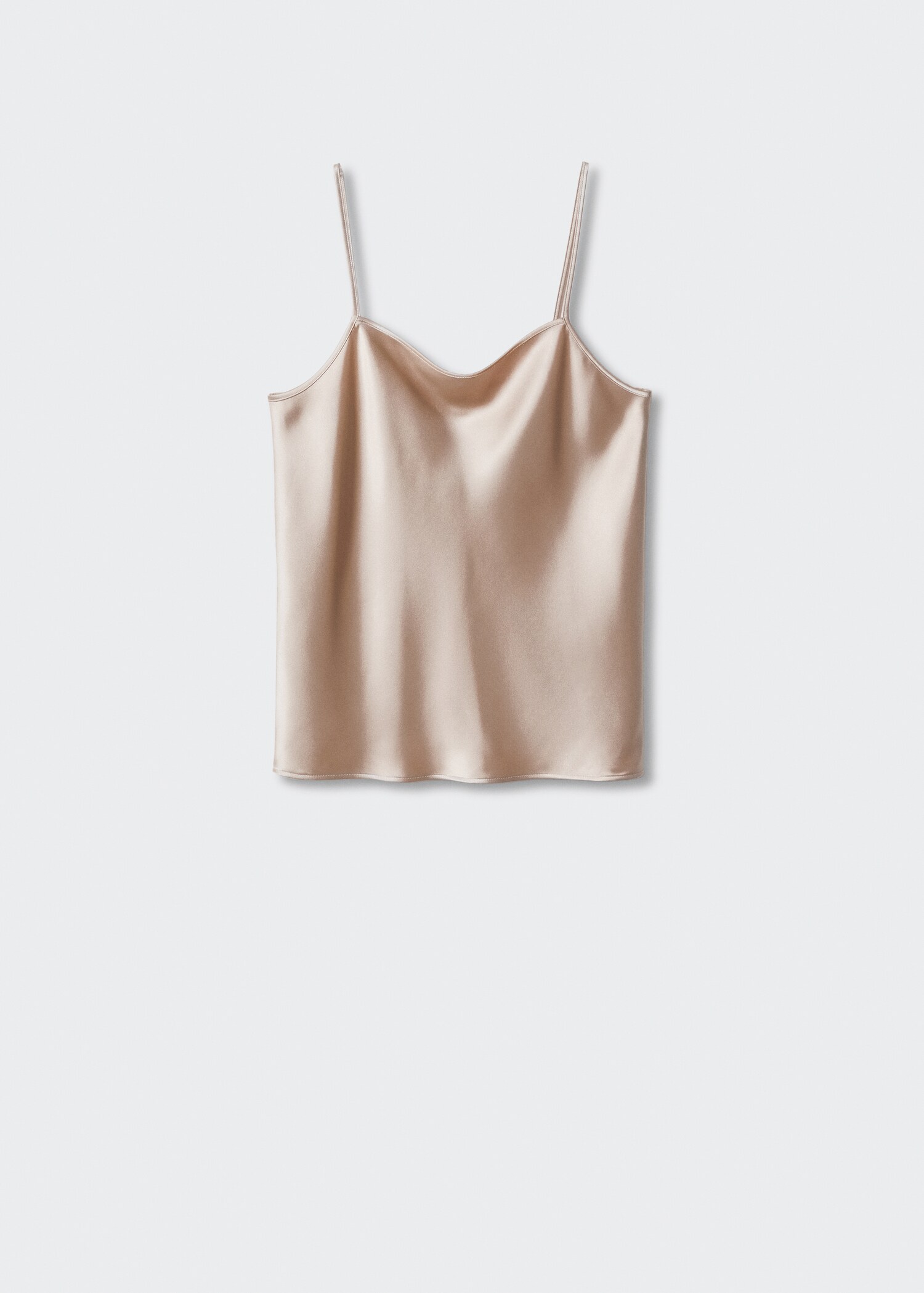 Top lencero satinado - Artículo sin modelo