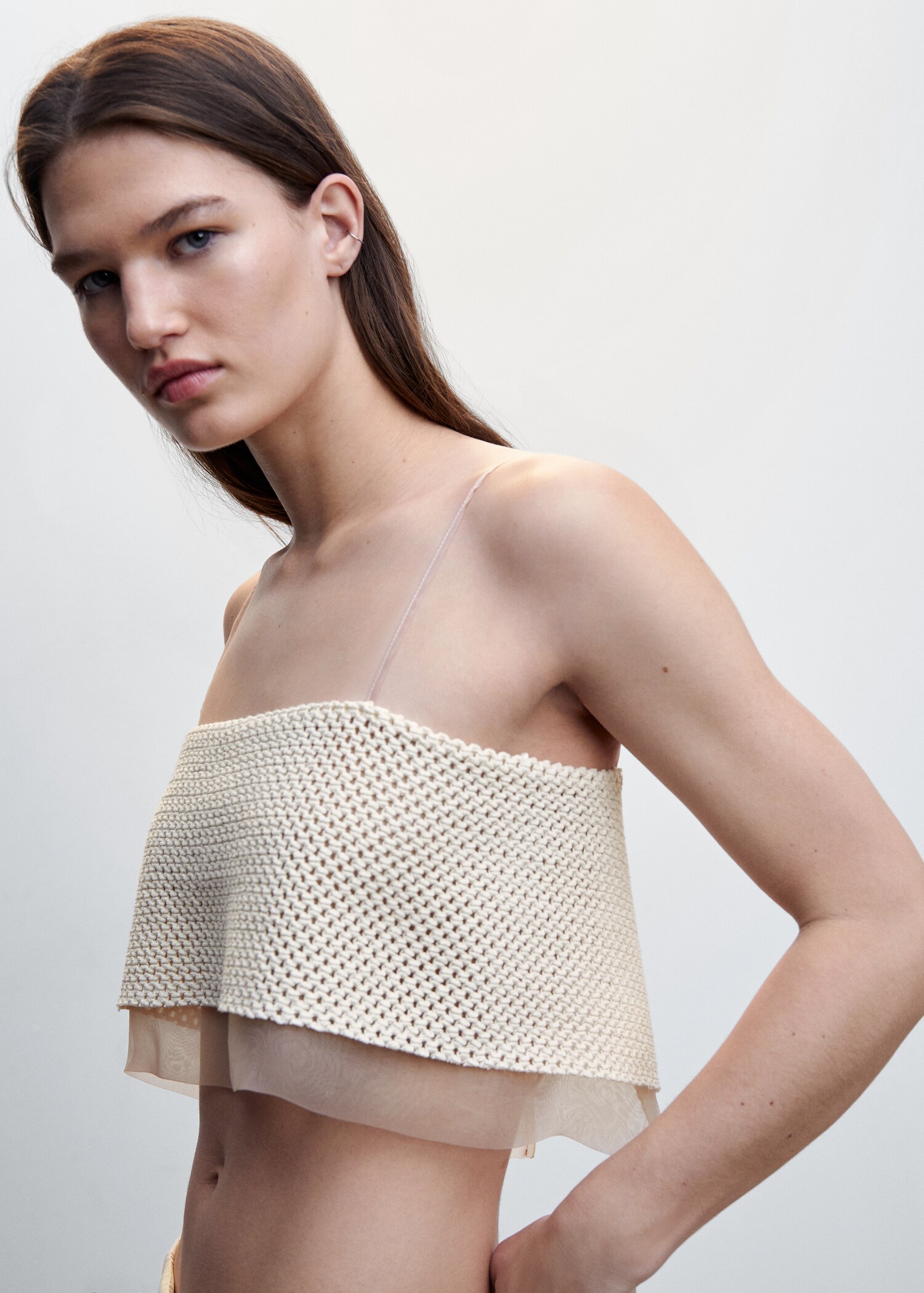 Crop top ajouré - Détail de l'article 1