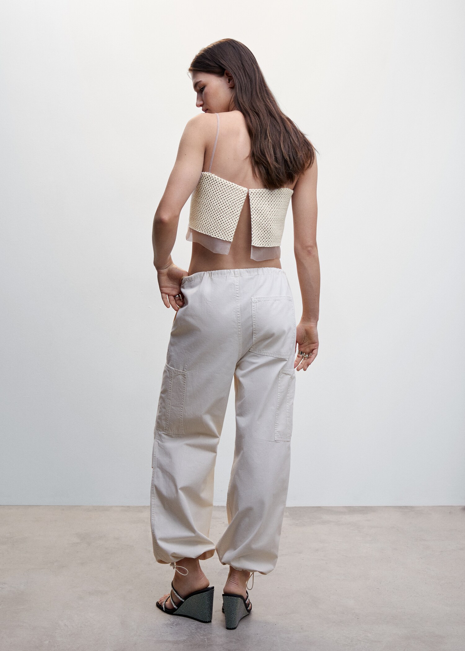 Crop top ajouré - Verso de l’article