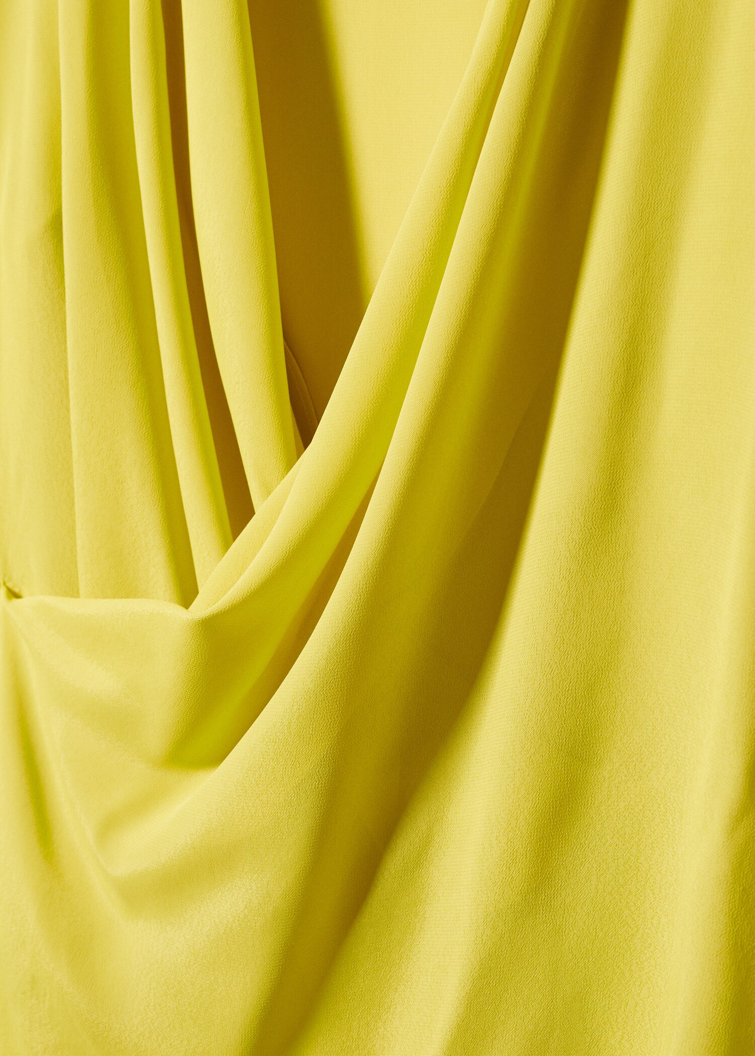 Draped crossover neckline blouse - Details of the article 8