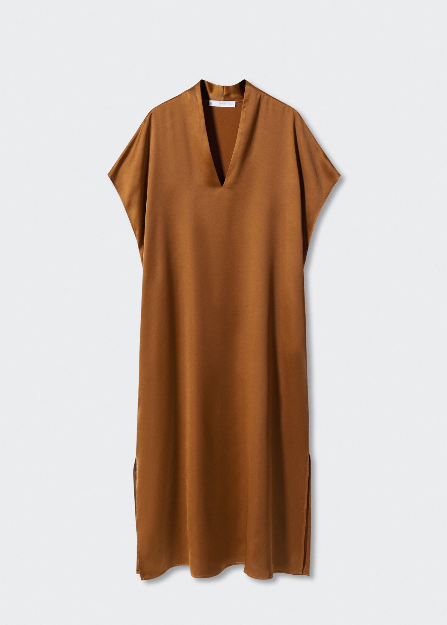 Vestido satinado abertura - Artículo sin modelo