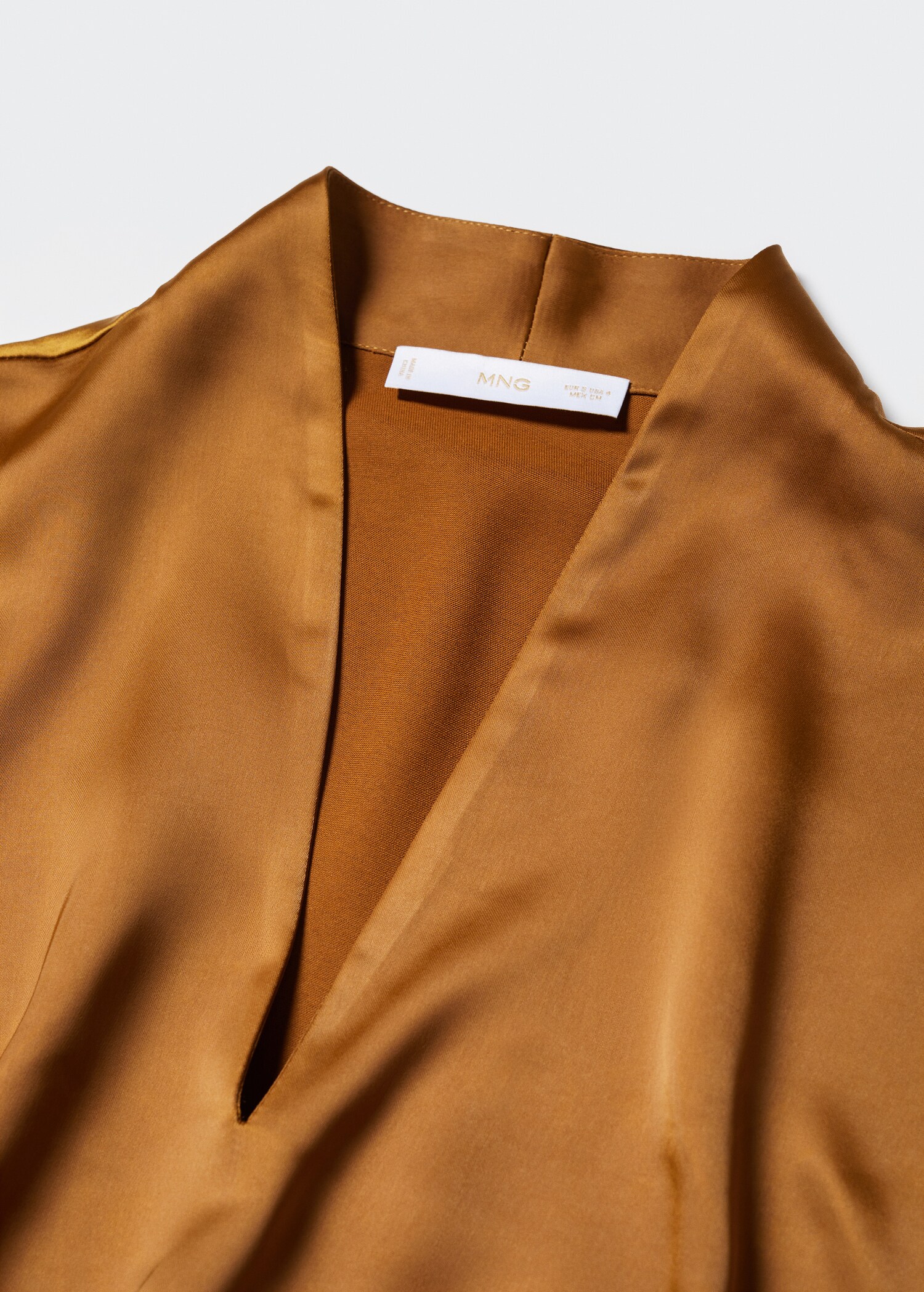 Vestido satinado abertura - Detalle del artículo 8