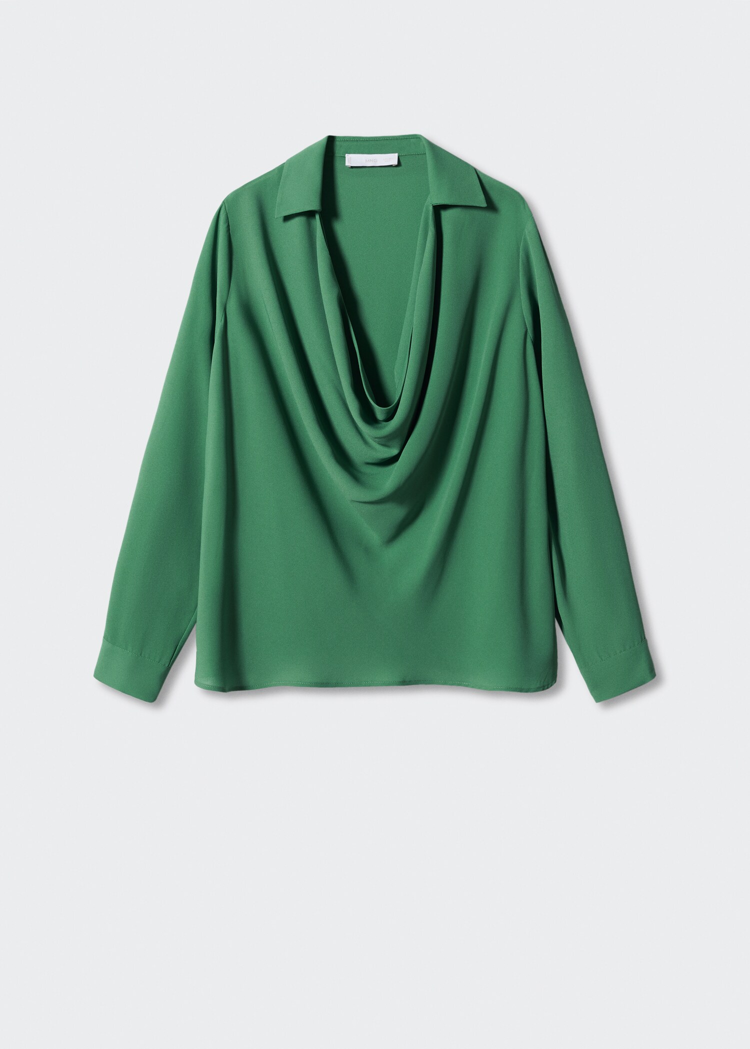 Blusa cuello drapeado - Artículo sin modelo