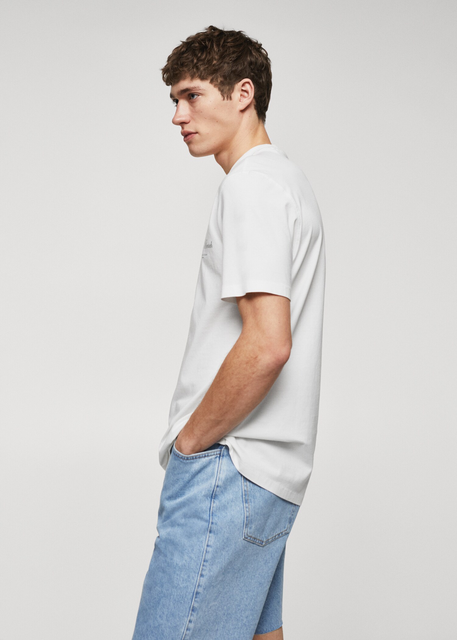 100% cotton t-shirt text - Details of the article 2