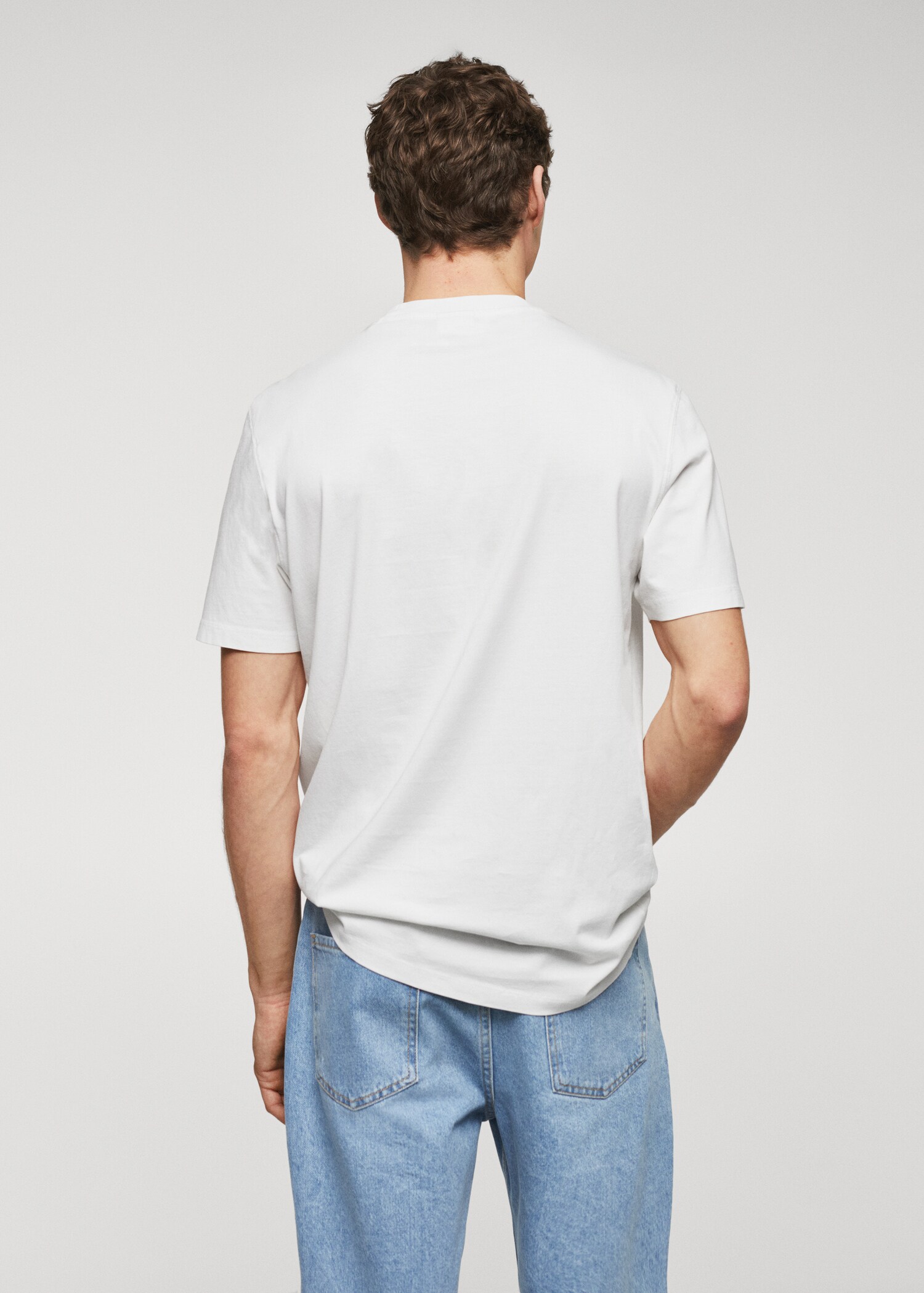 100% cotton t-shirt text - Reverse of the article