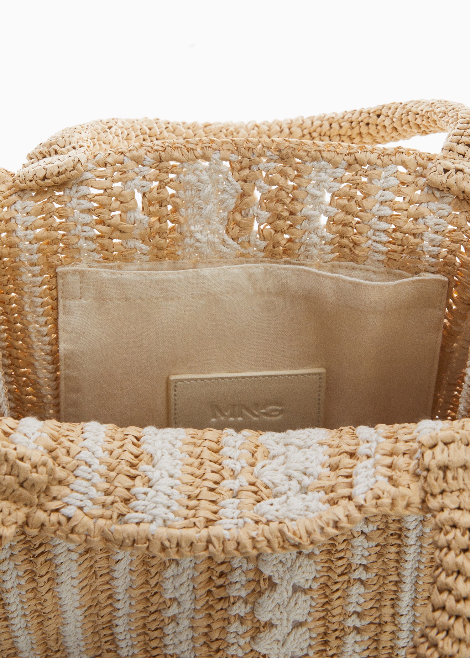 Colourful crochet bag