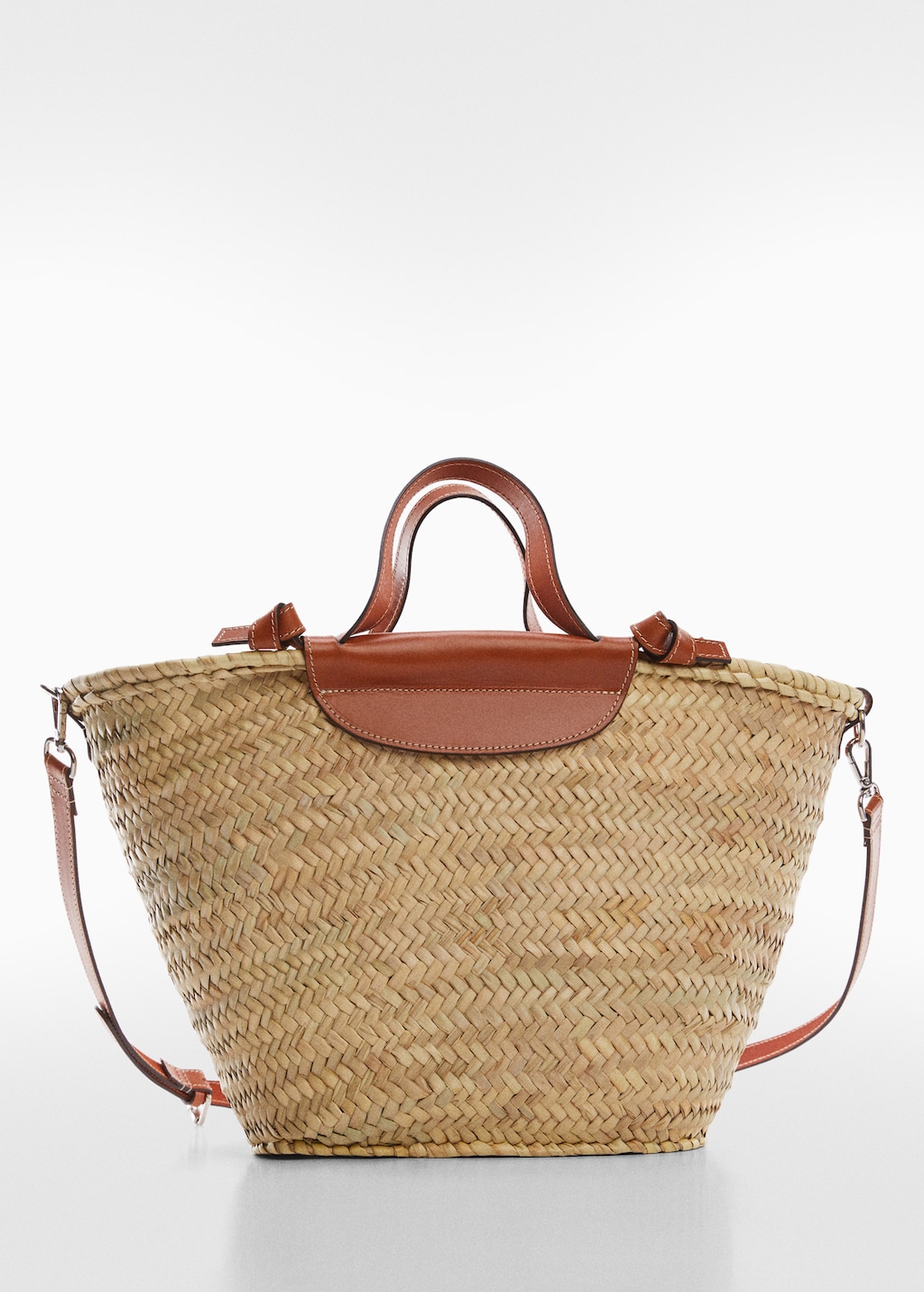 Raffia tote bag