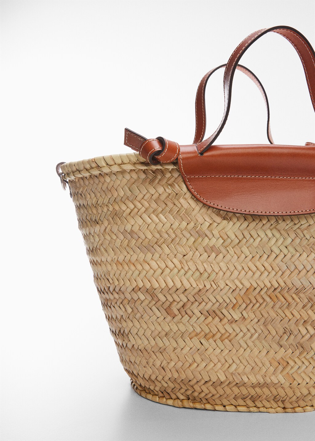 Raffia tote bag