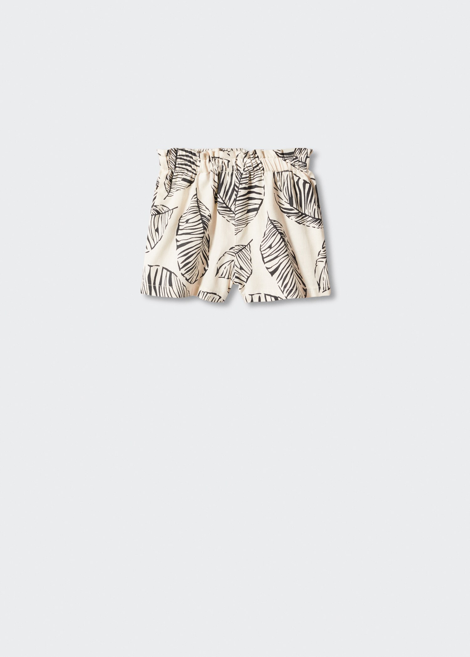 Leaf print shorts - Reverse of the article