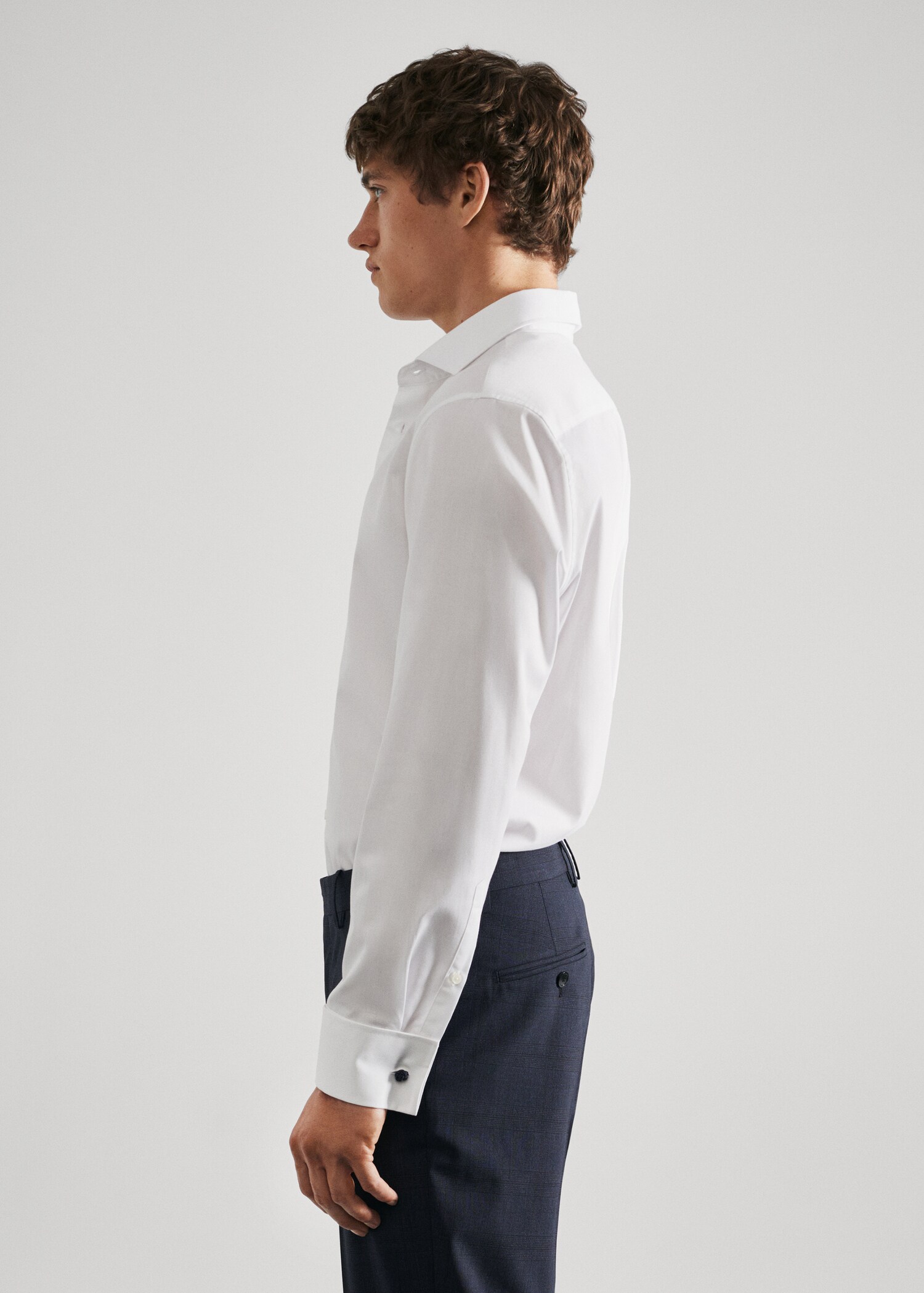 Chemise costume regular fit boutons de manchette - Détail de l'article 2