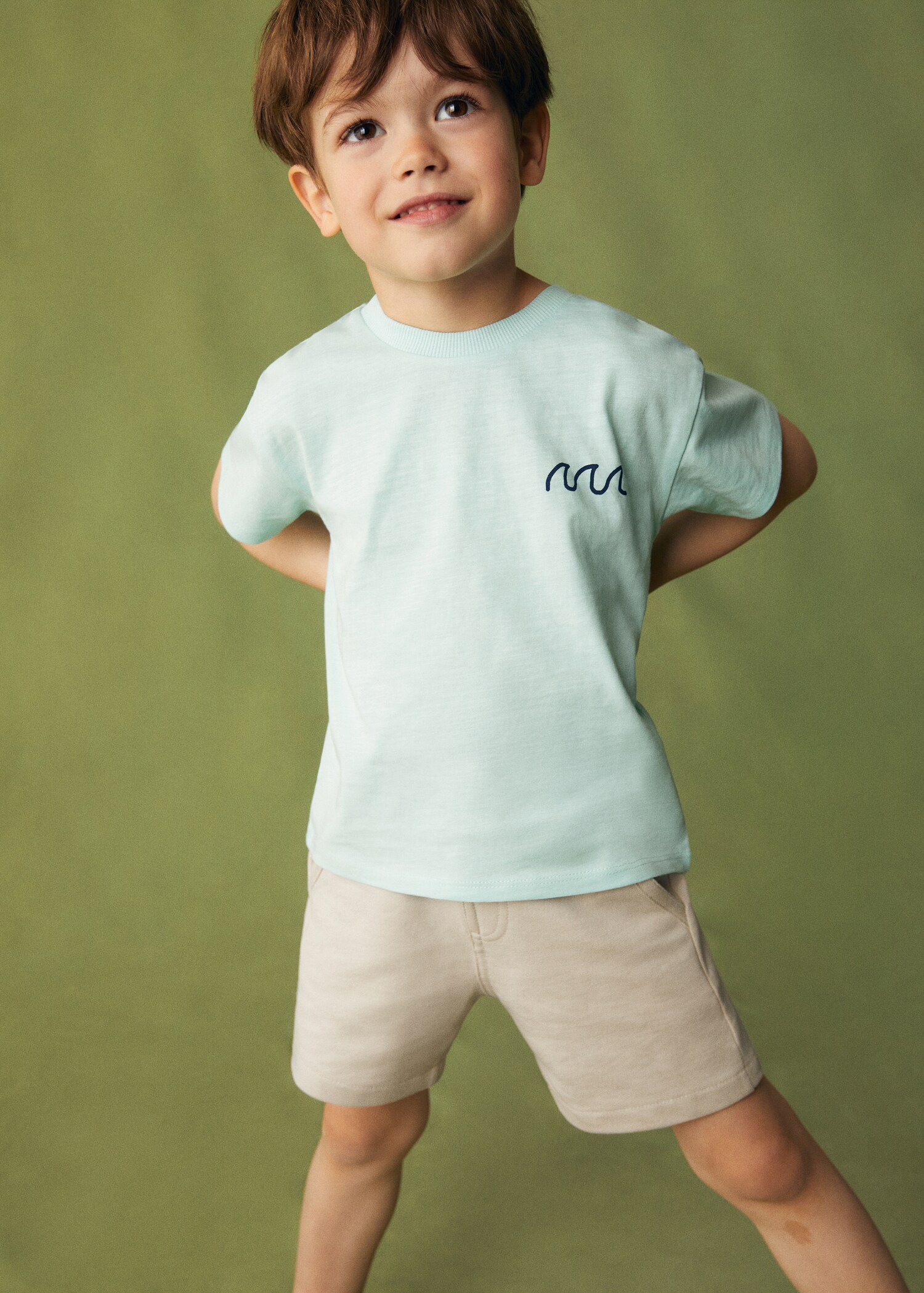 Cotton Bermuda shorts - Medium plane