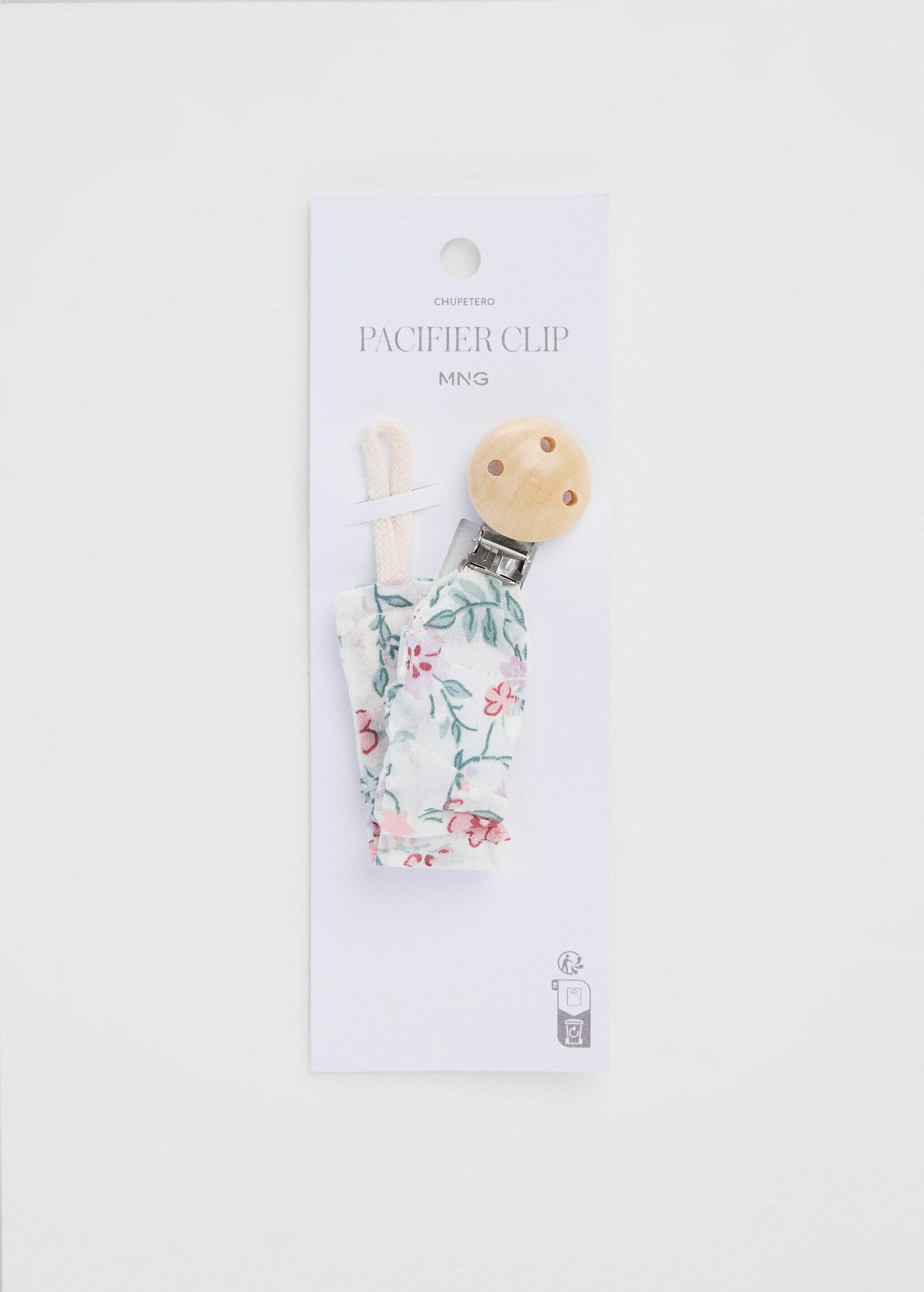 Printed brooch pacifier holder - Details of the article 2