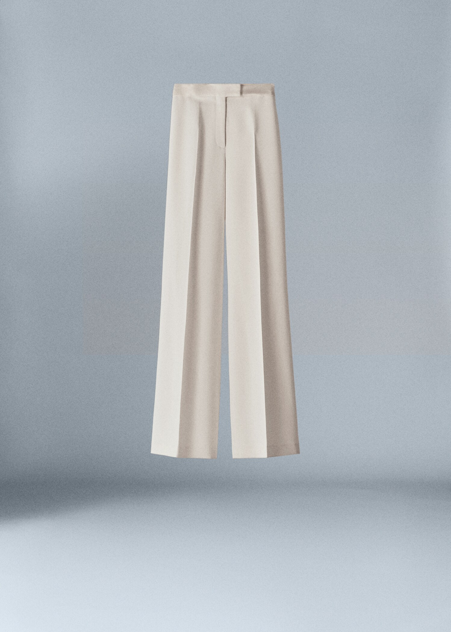 Palazzo suit trousers with satin details - Article without model