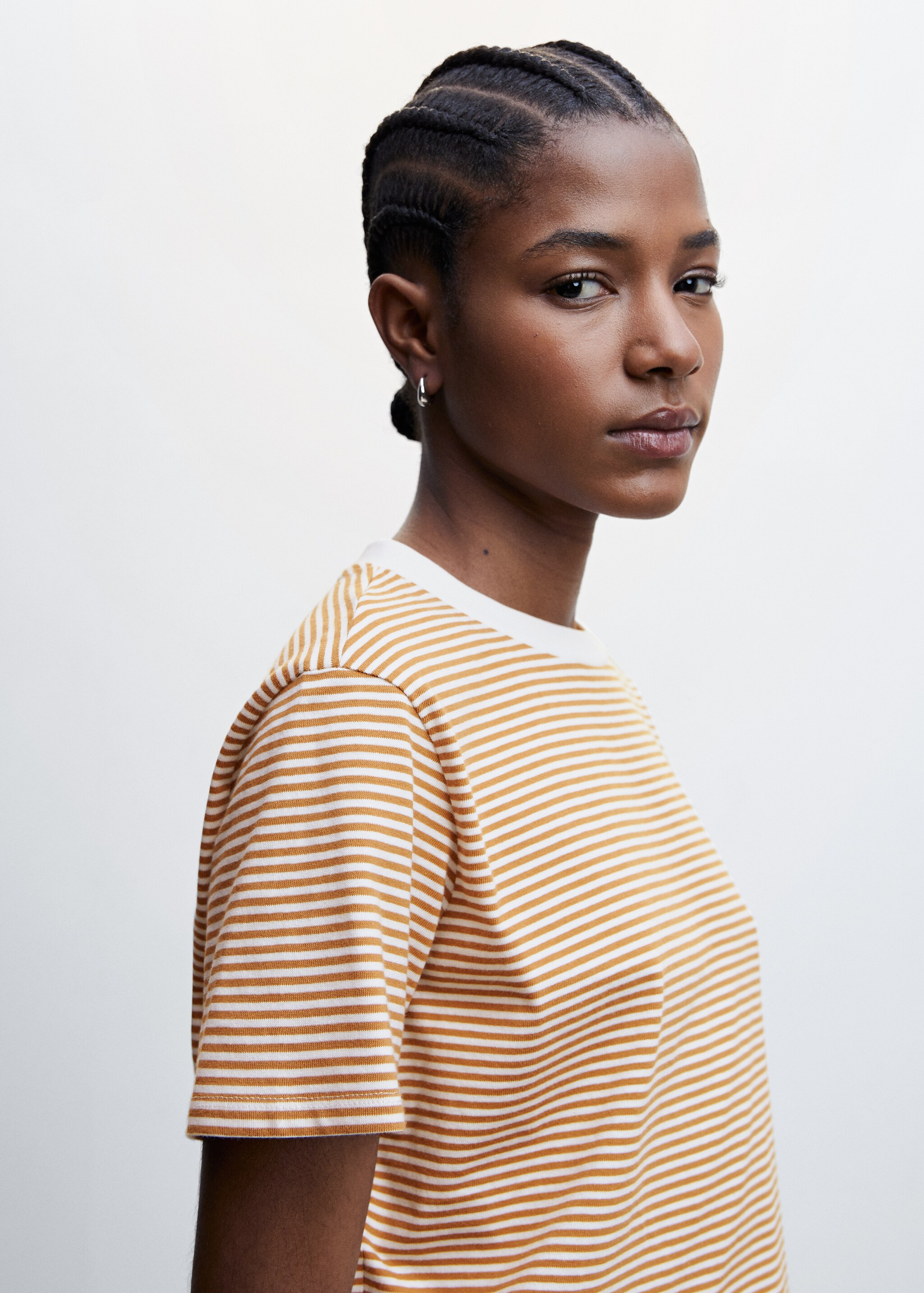 Striped jersey T-shirt - Details of the article 1