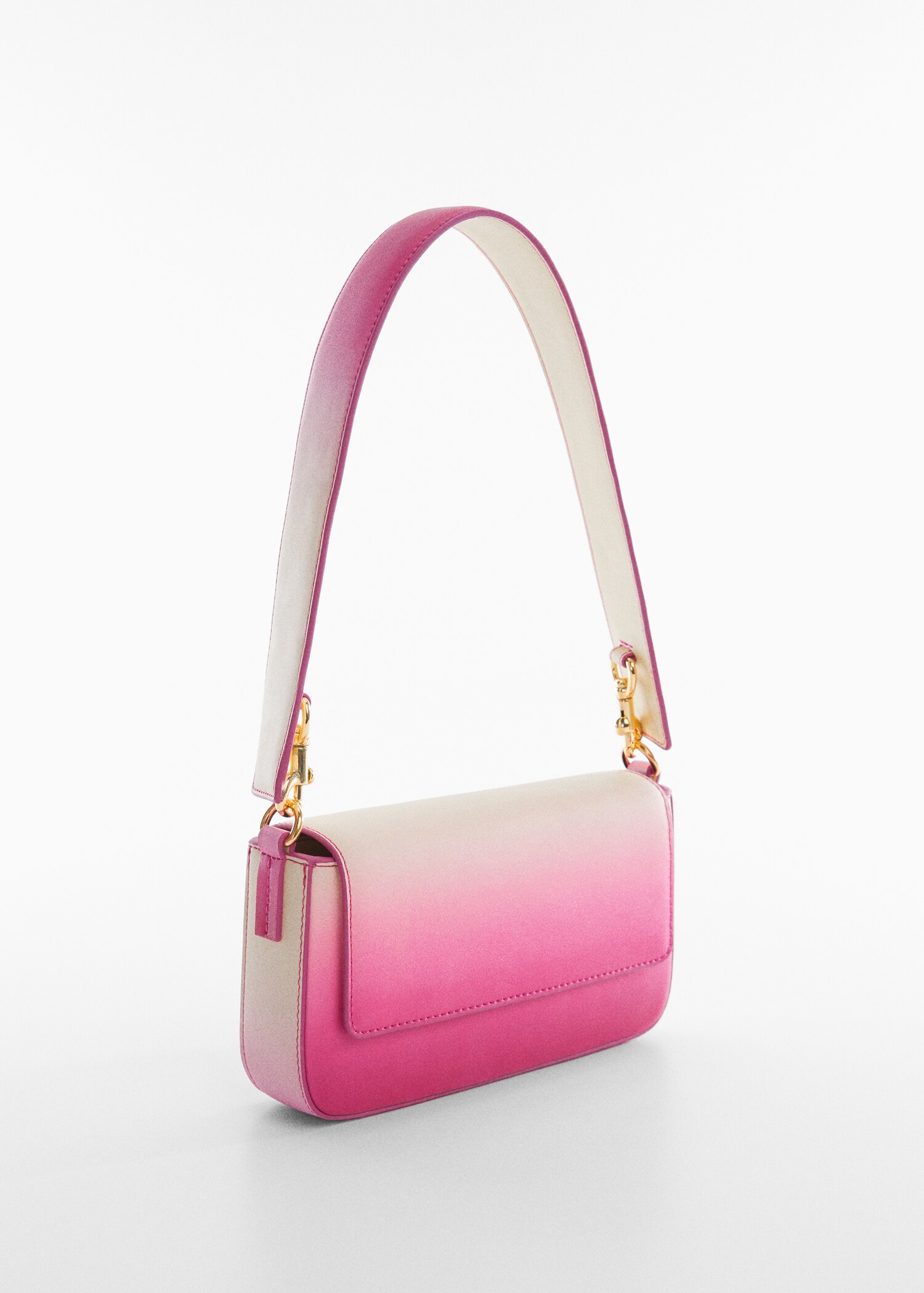 Schultertasche mit Farbverlauf - Mittlere Ansicht