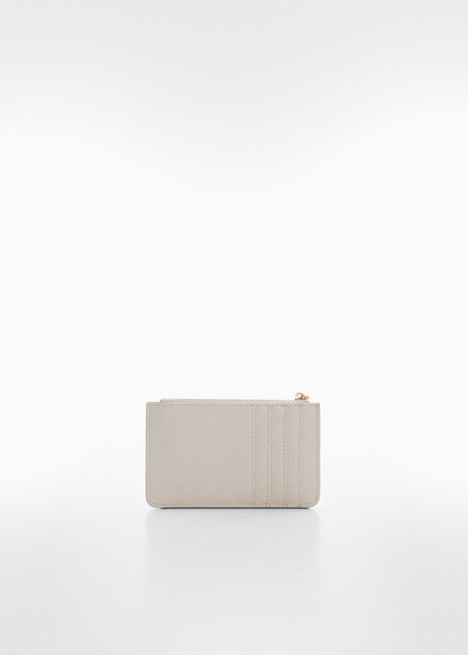 Card holder with button and logo - Medium plane