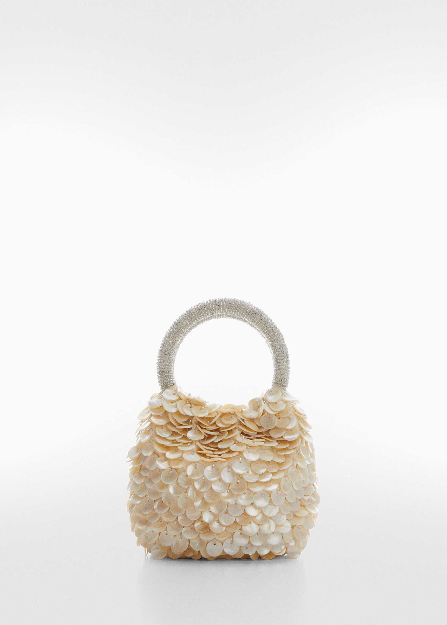 Mini sac perles nacre  - Article sans modèle