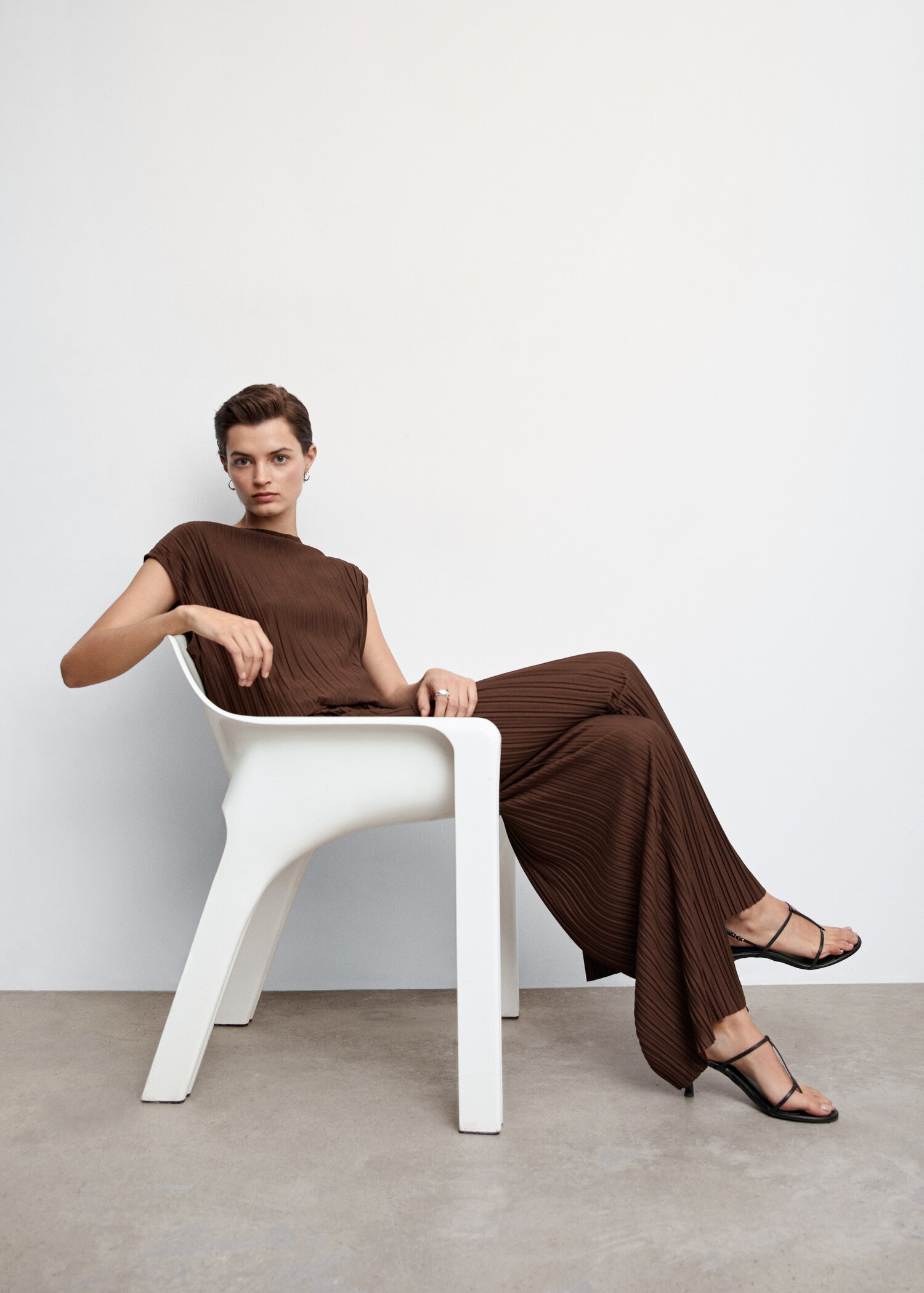 Pleated strap top - Details of the article 2