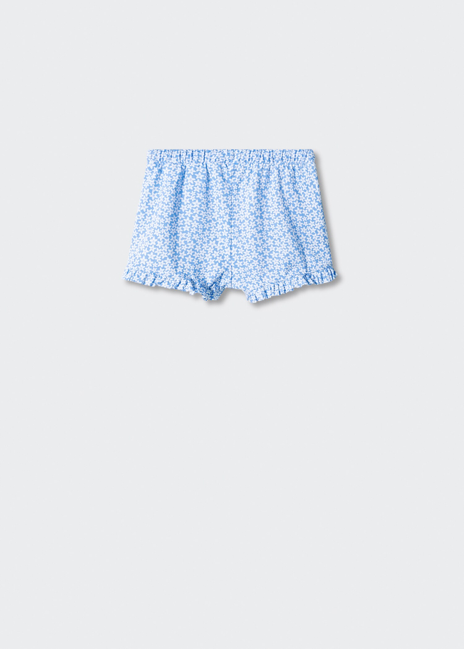 Floral print shorts - Reverse of the article