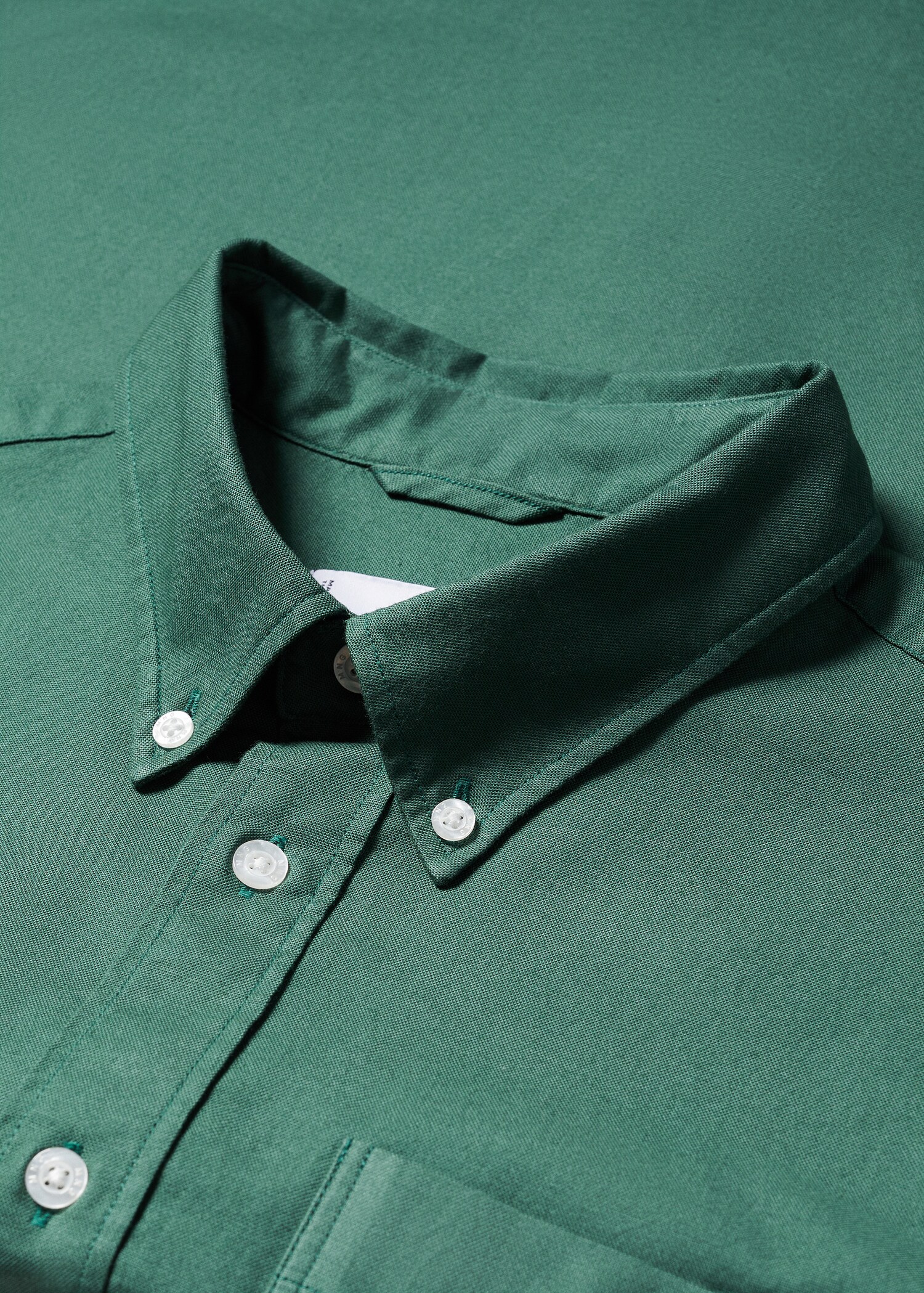 Regular fit Oxford cotton shirt - Details of the article 8