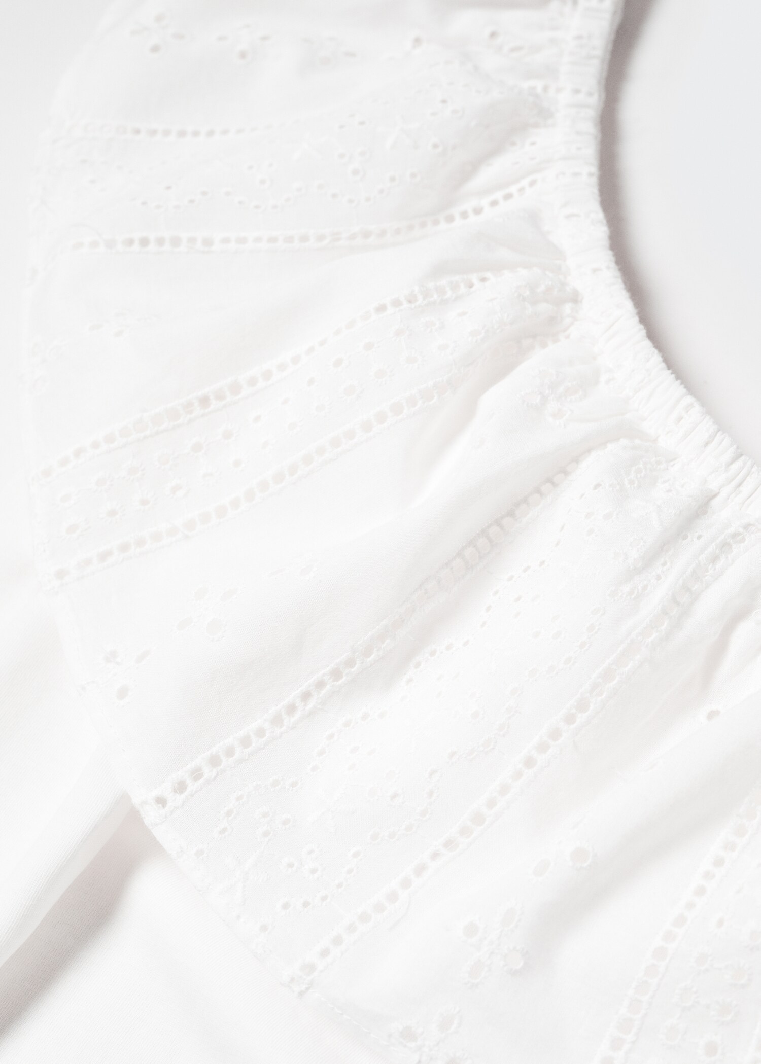 Embroidered flounce dress - Details of the article 8