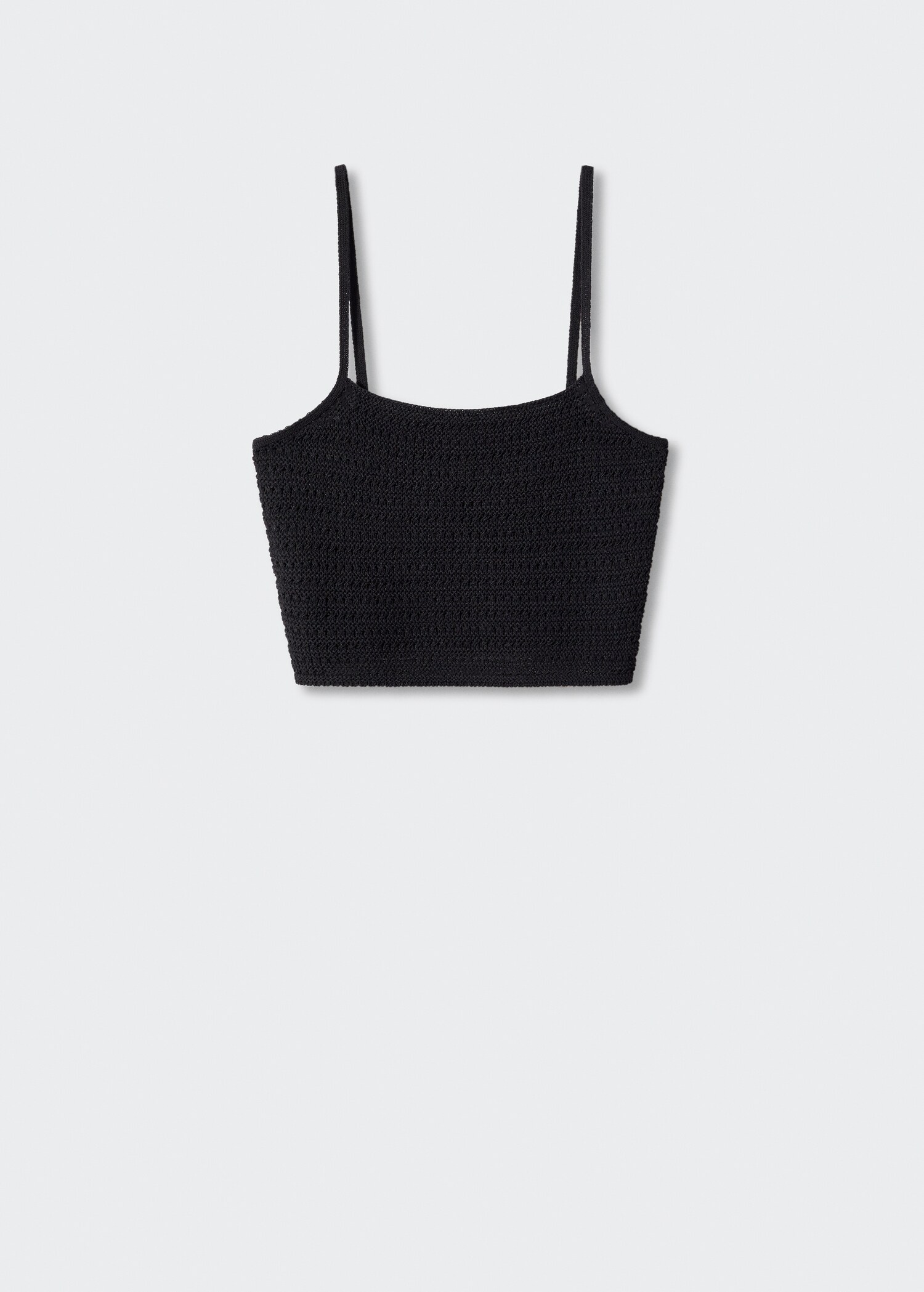 Knitted cropped top - Article without model