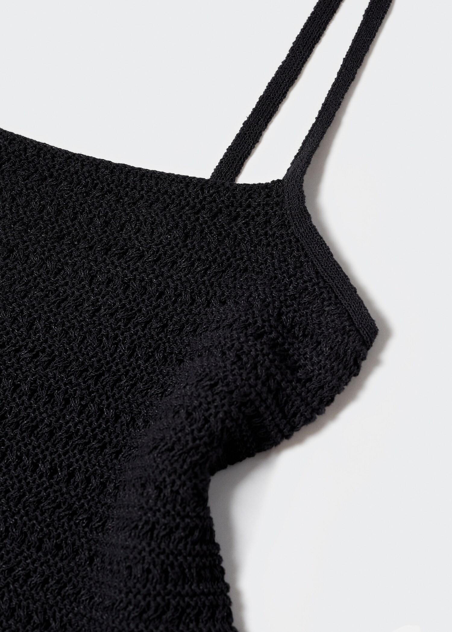 Knitted cropped top - Details of the article 8