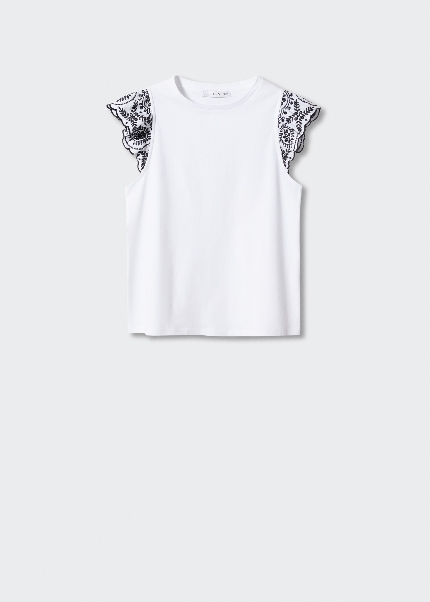 Camiseta manga bordada - Artículo sin modelo