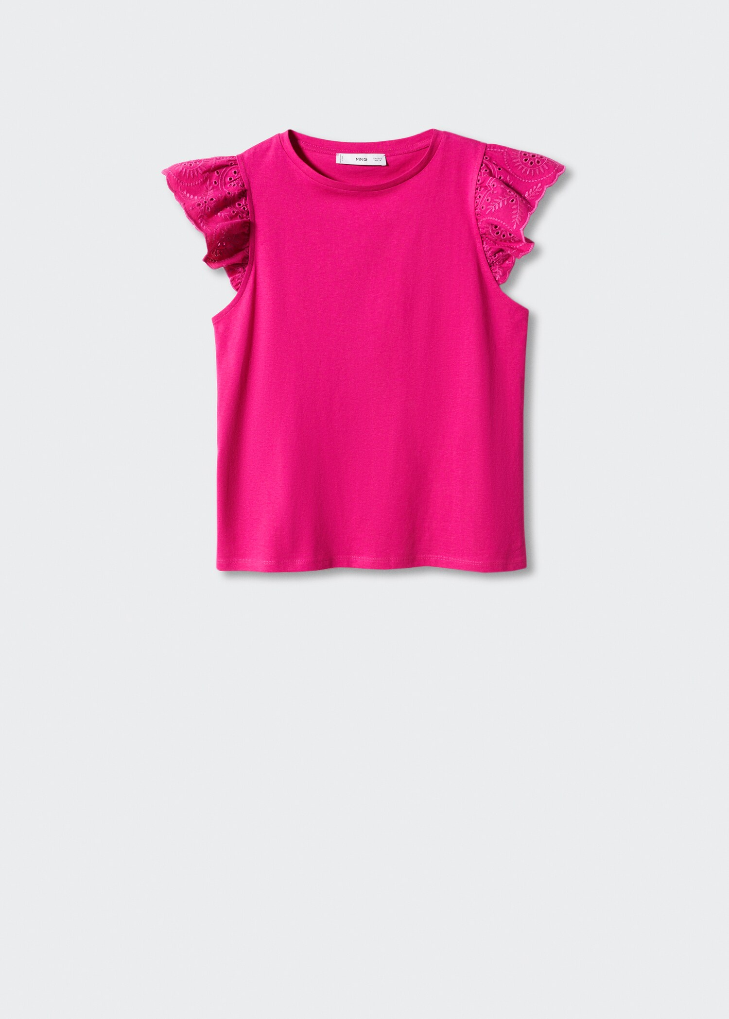 Camiseta manga bordada - Artículo sin modelo