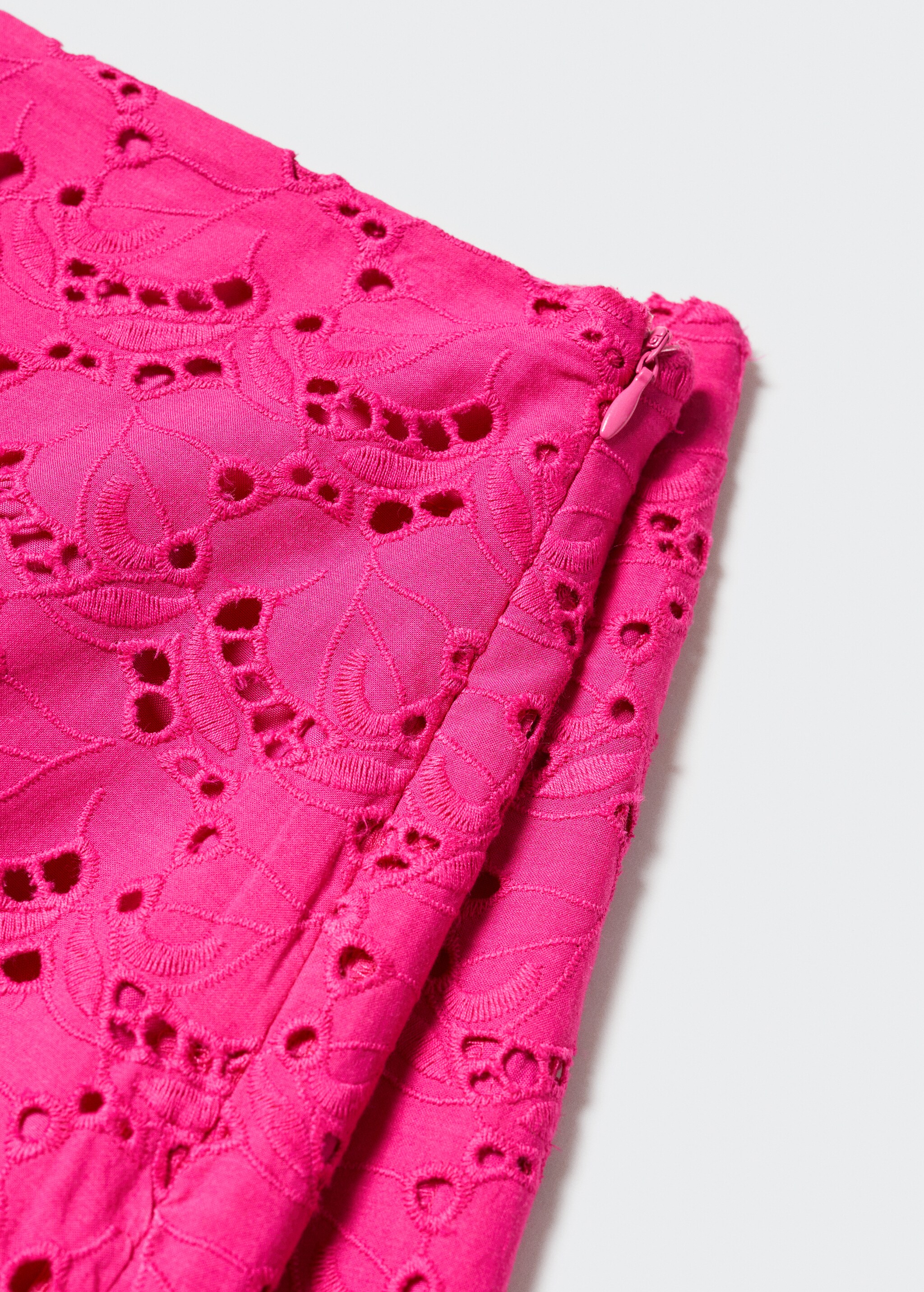 Embroidered openwork shorts - Details of the article 8