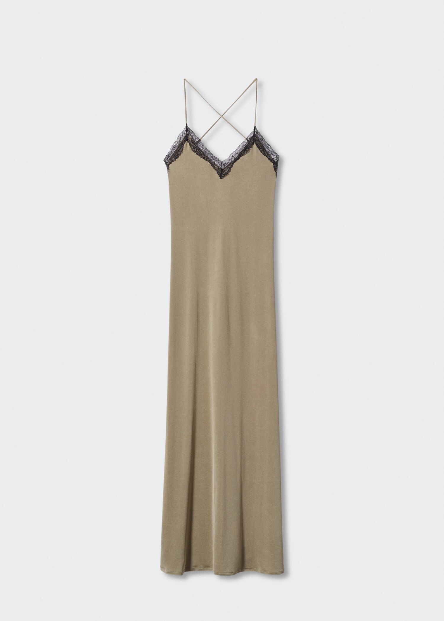 Open-back slip dress - Article without model