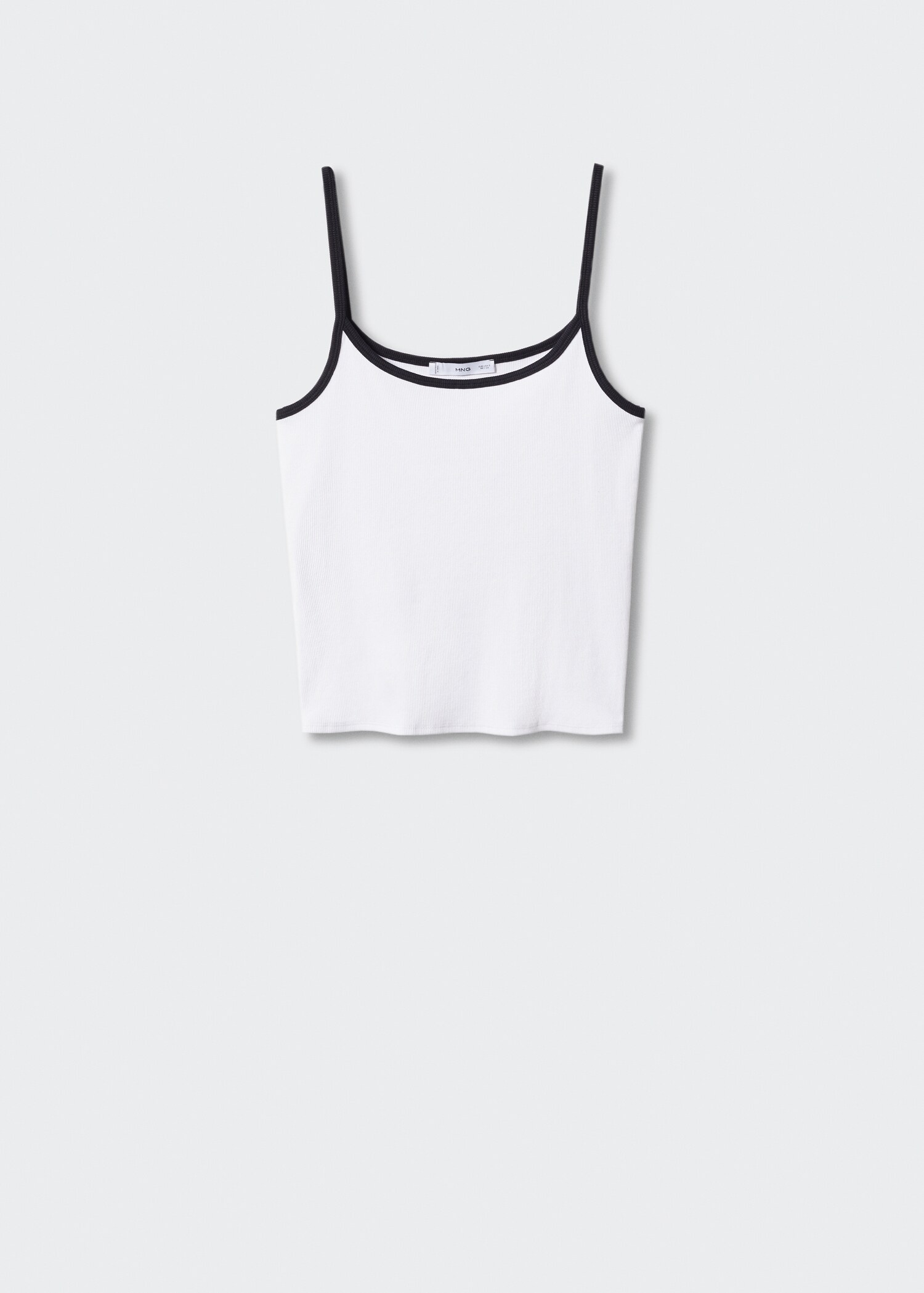 Contrast spaghetti strap top - Article without model