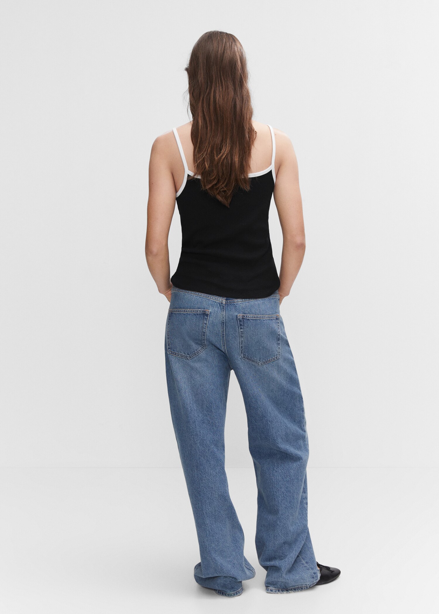 Contrast spaghetti strap top - Reverse of the article