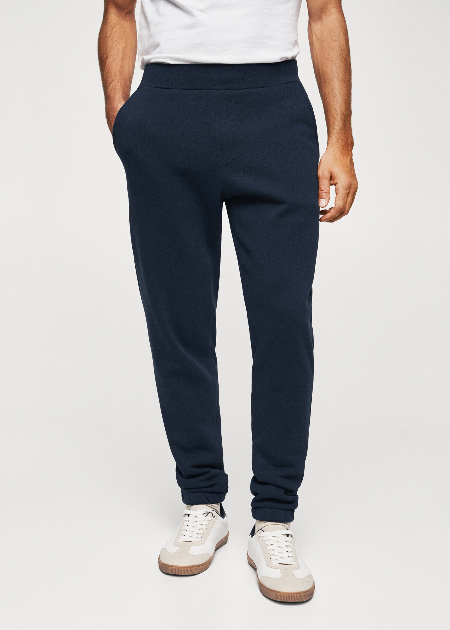 Pantaloni jogger cotone sostenibile - Piano medio