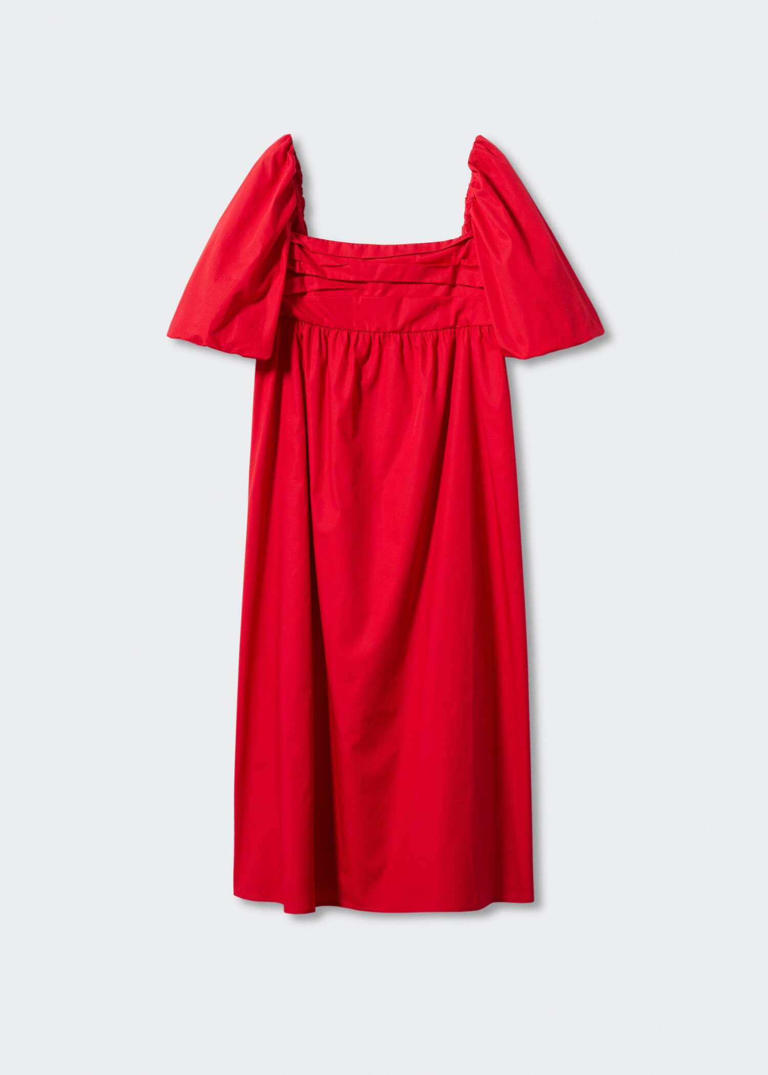 Robe coton manches bouffantes - Article sans modèle