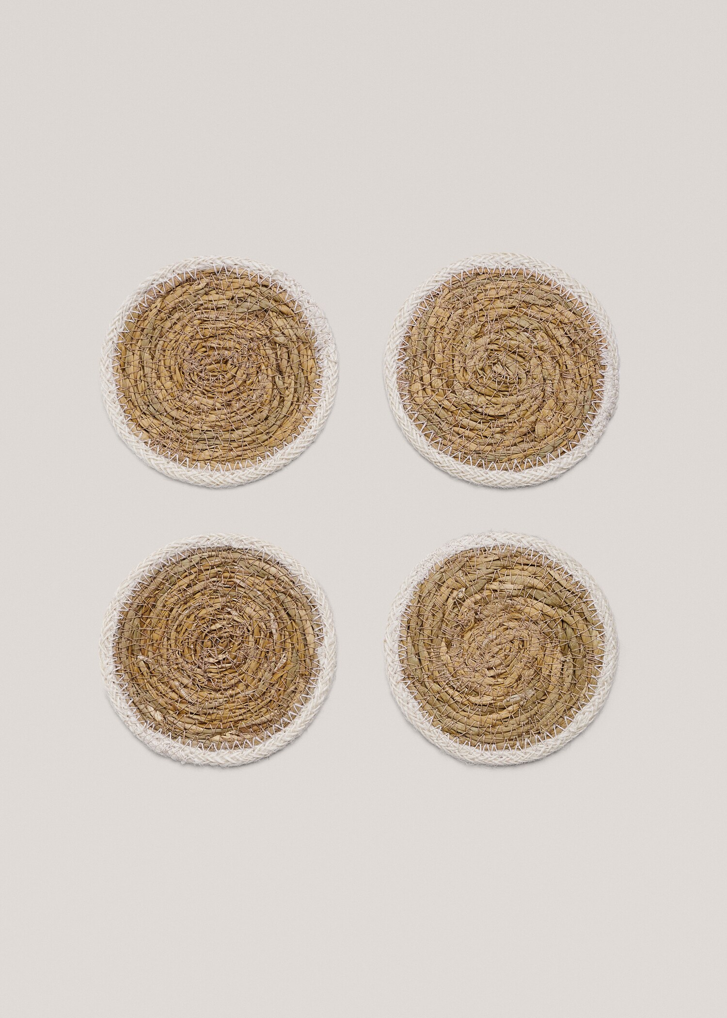 Posavasos fibras naturales combinado - Artículo sin modelo