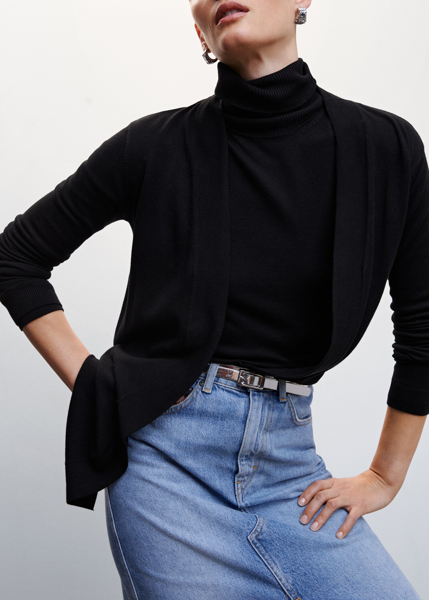 Cardigan de malha fina - Pormenor do artigo 2