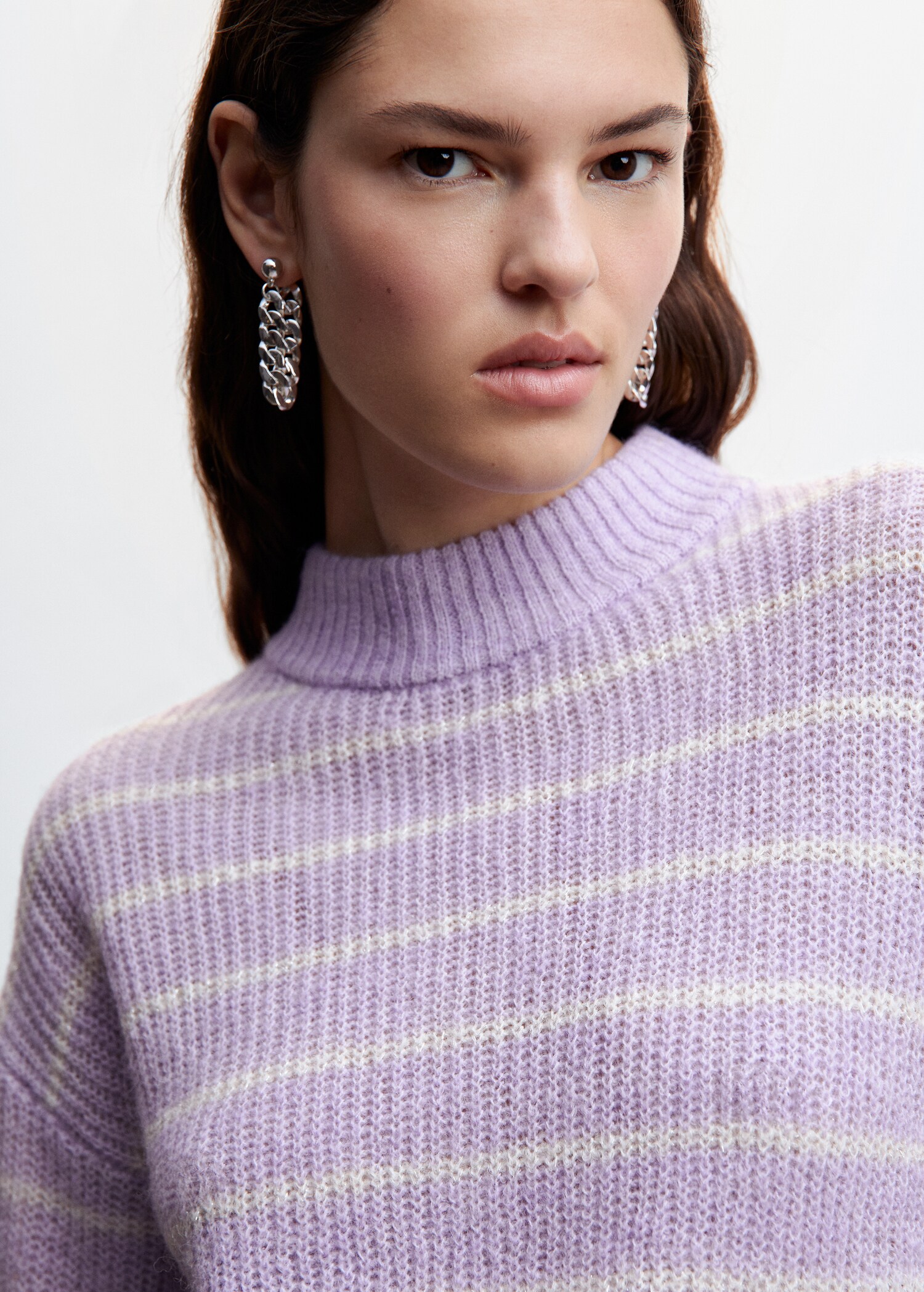 Lurex stripes sweater - Details of the article 1