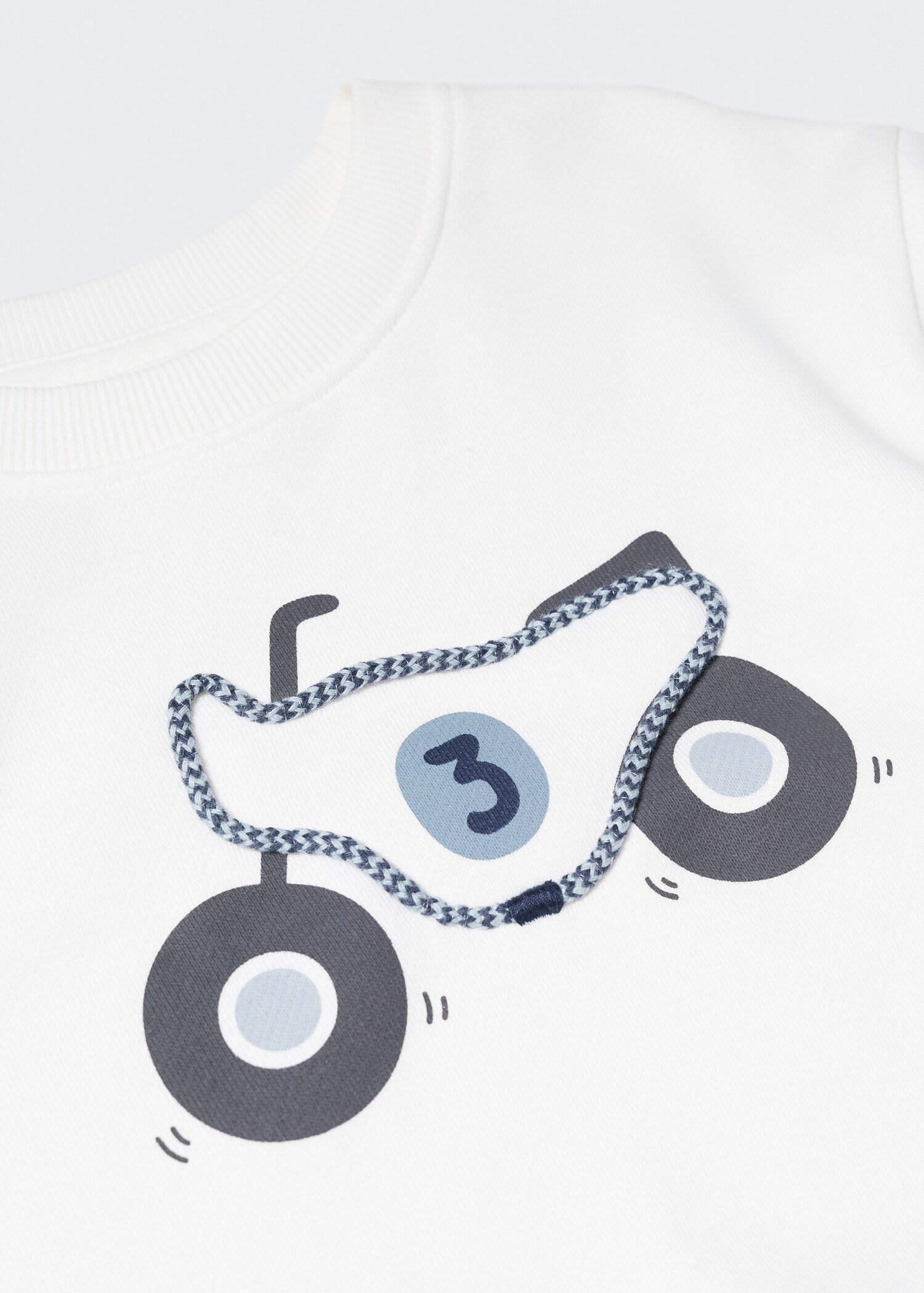 Printed cotton sweatshirt - Details of the article 0