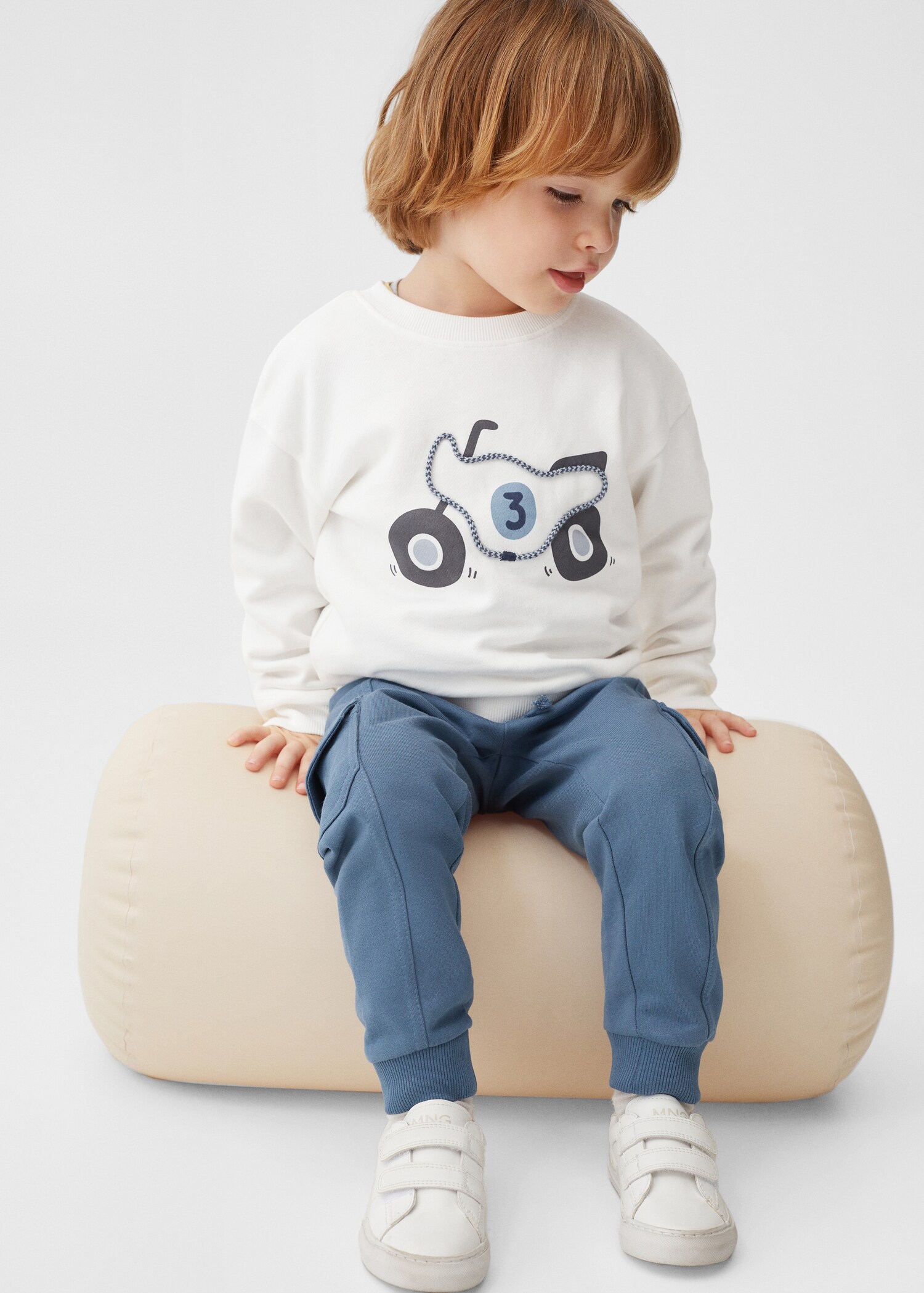 Printed cotton sweatshirt - Details of the article 2