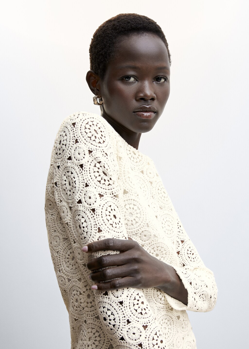 Mango crochet dress 2025