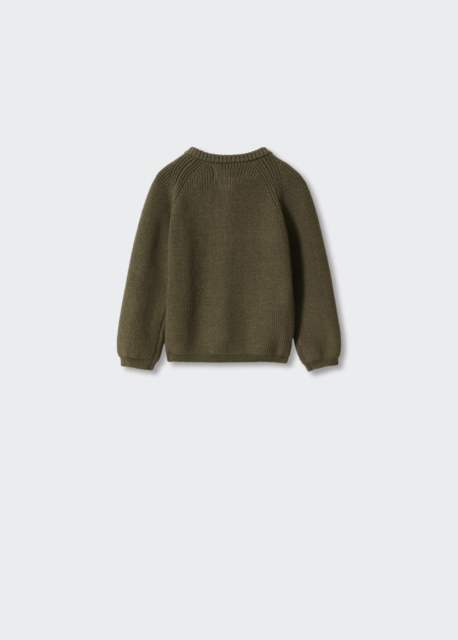 Strickjacke mit Knöpfen - Rückseite des Artikels