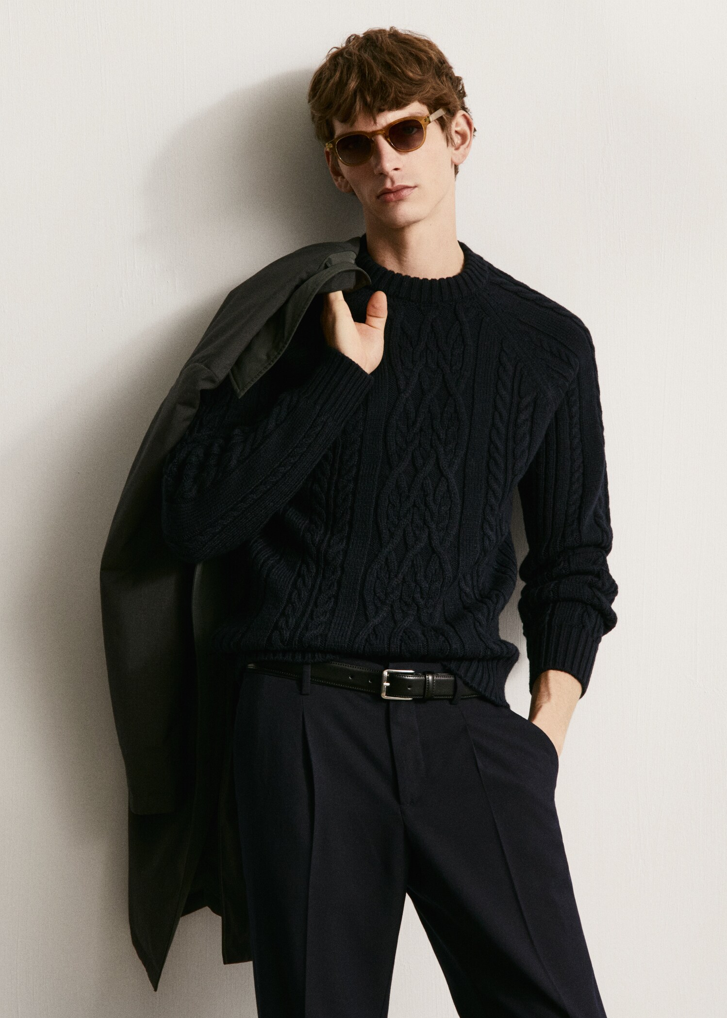 Knitted braided sweater - Details of the article 7
