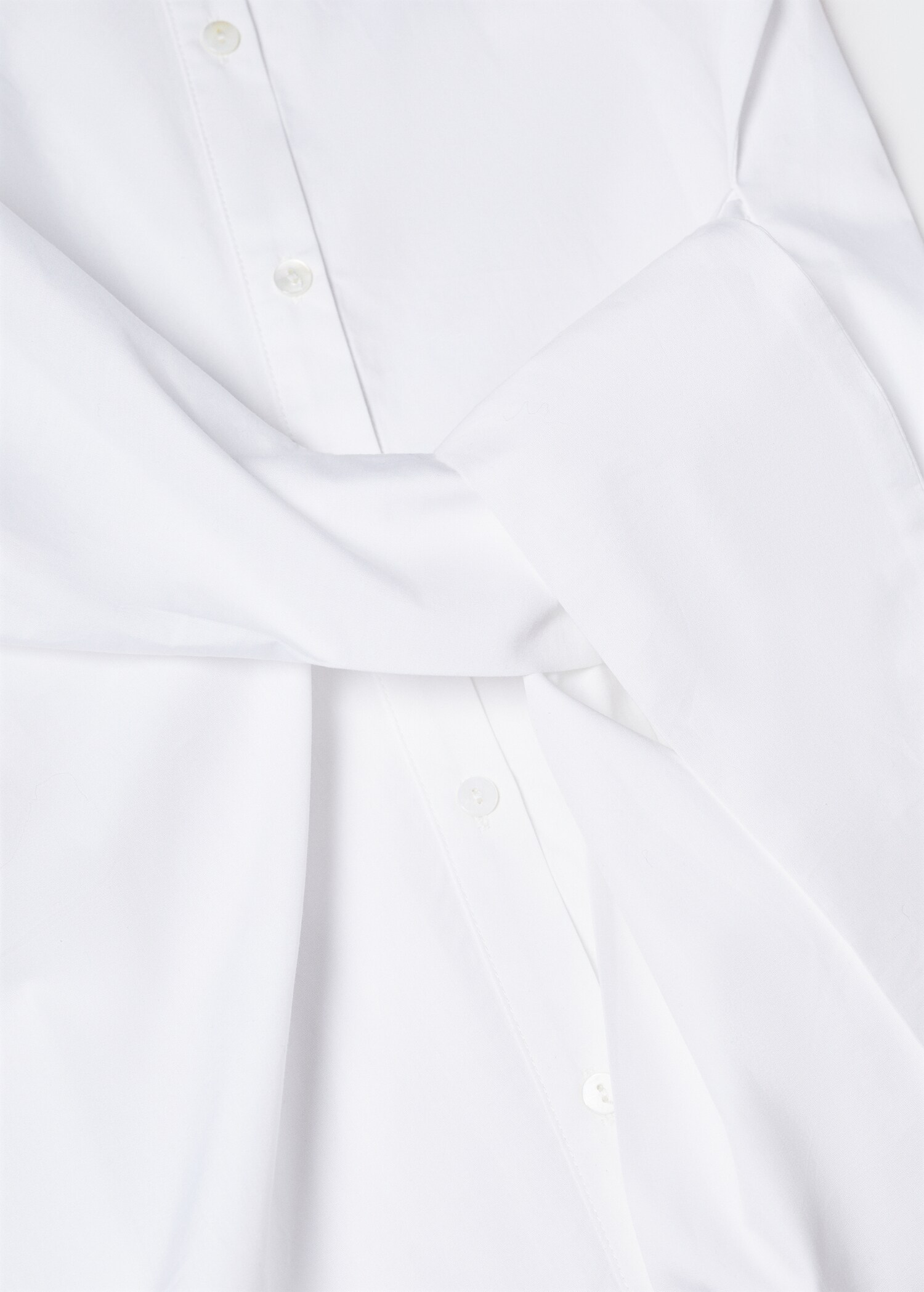 Knot cotton shirt - Details of the article 8