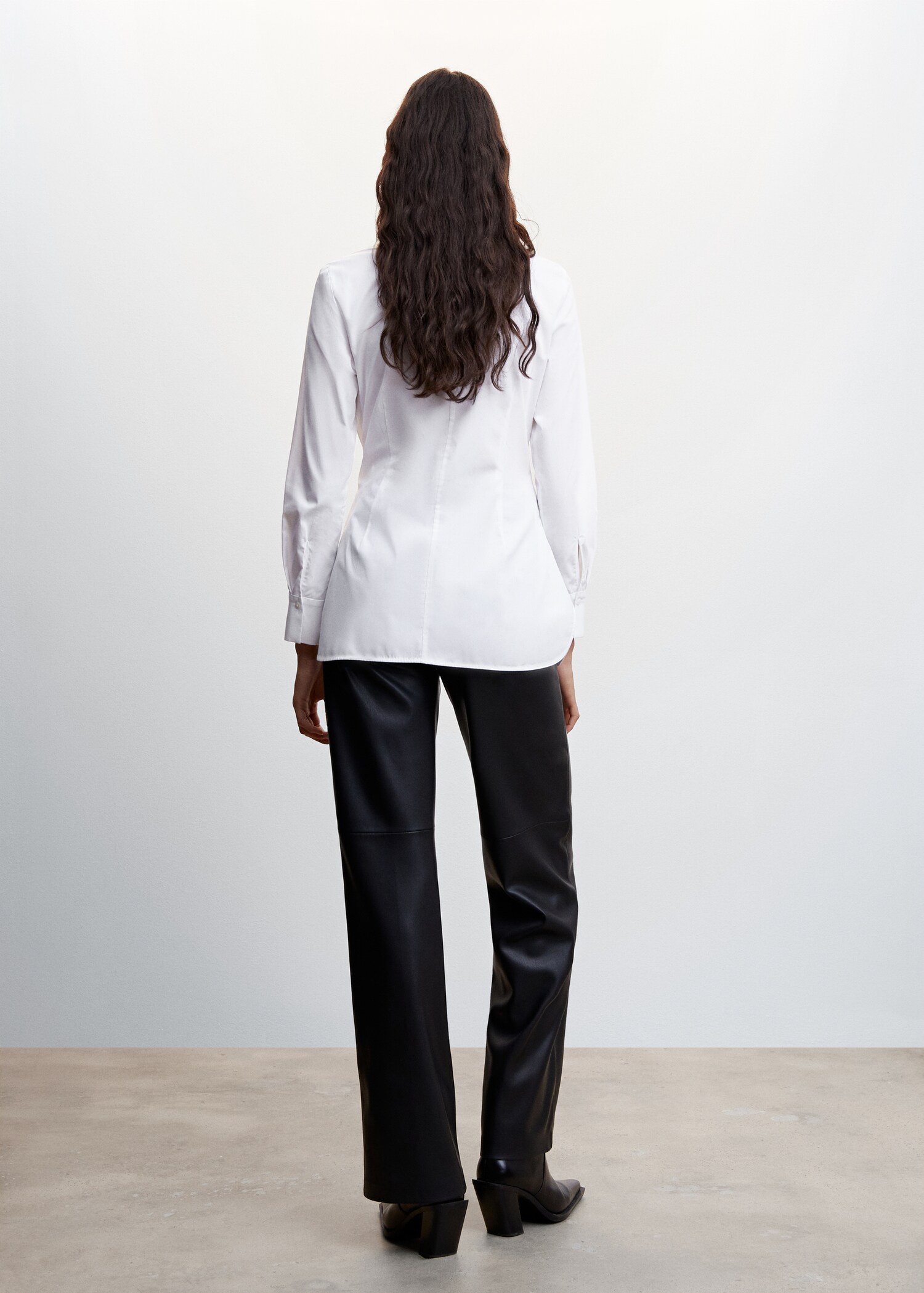 Knot cotton shirt - Reverse of the article