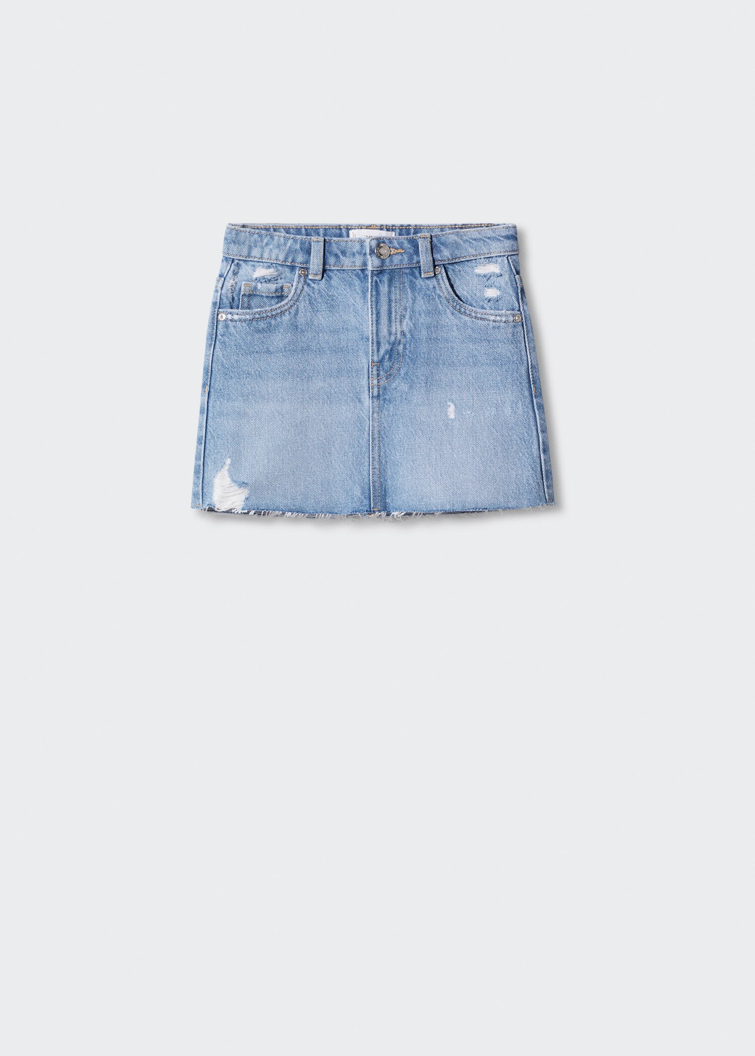 Short denim skirt - Article without model