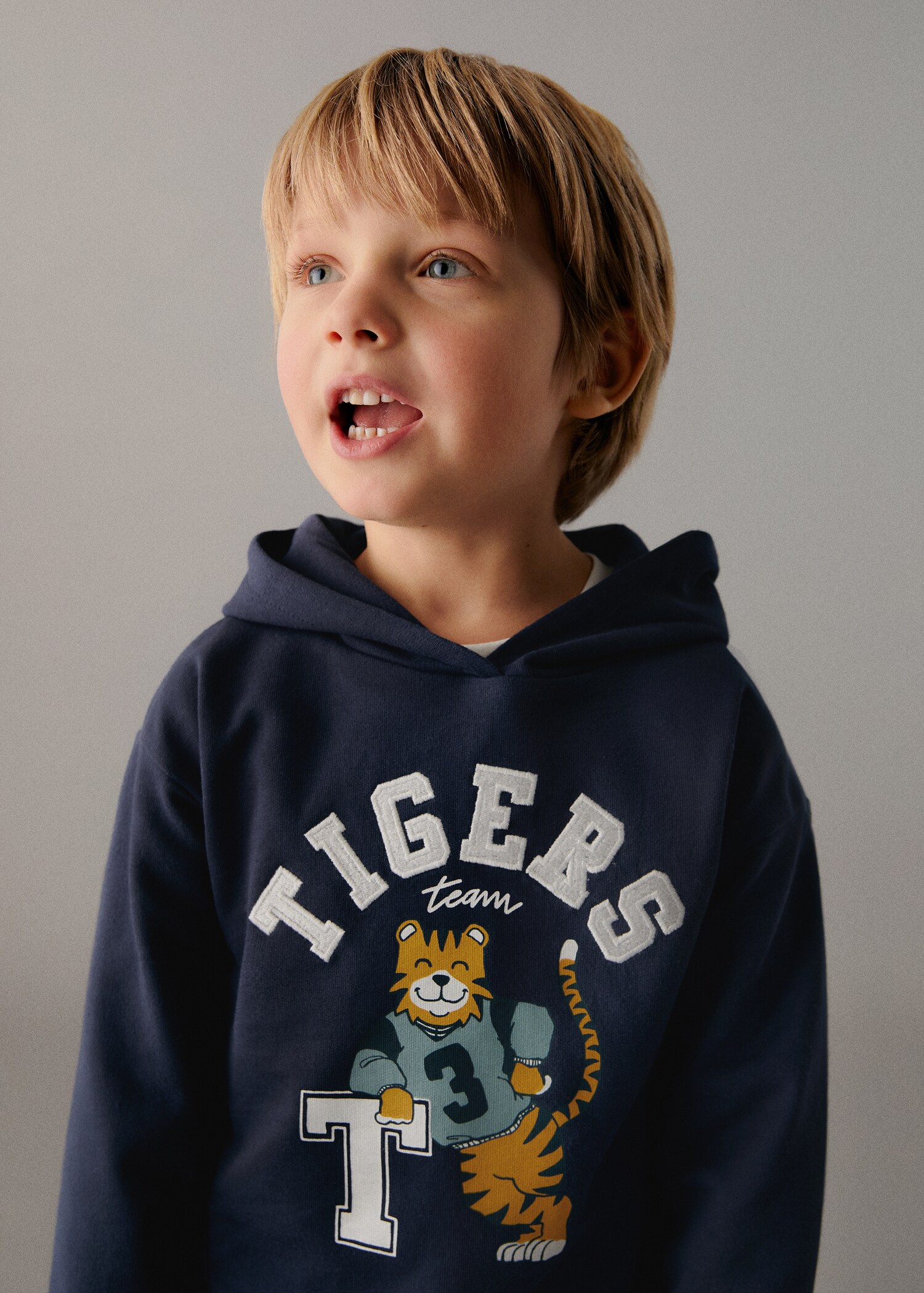 Sudadera algodón estampada - Detalle del artículo 1