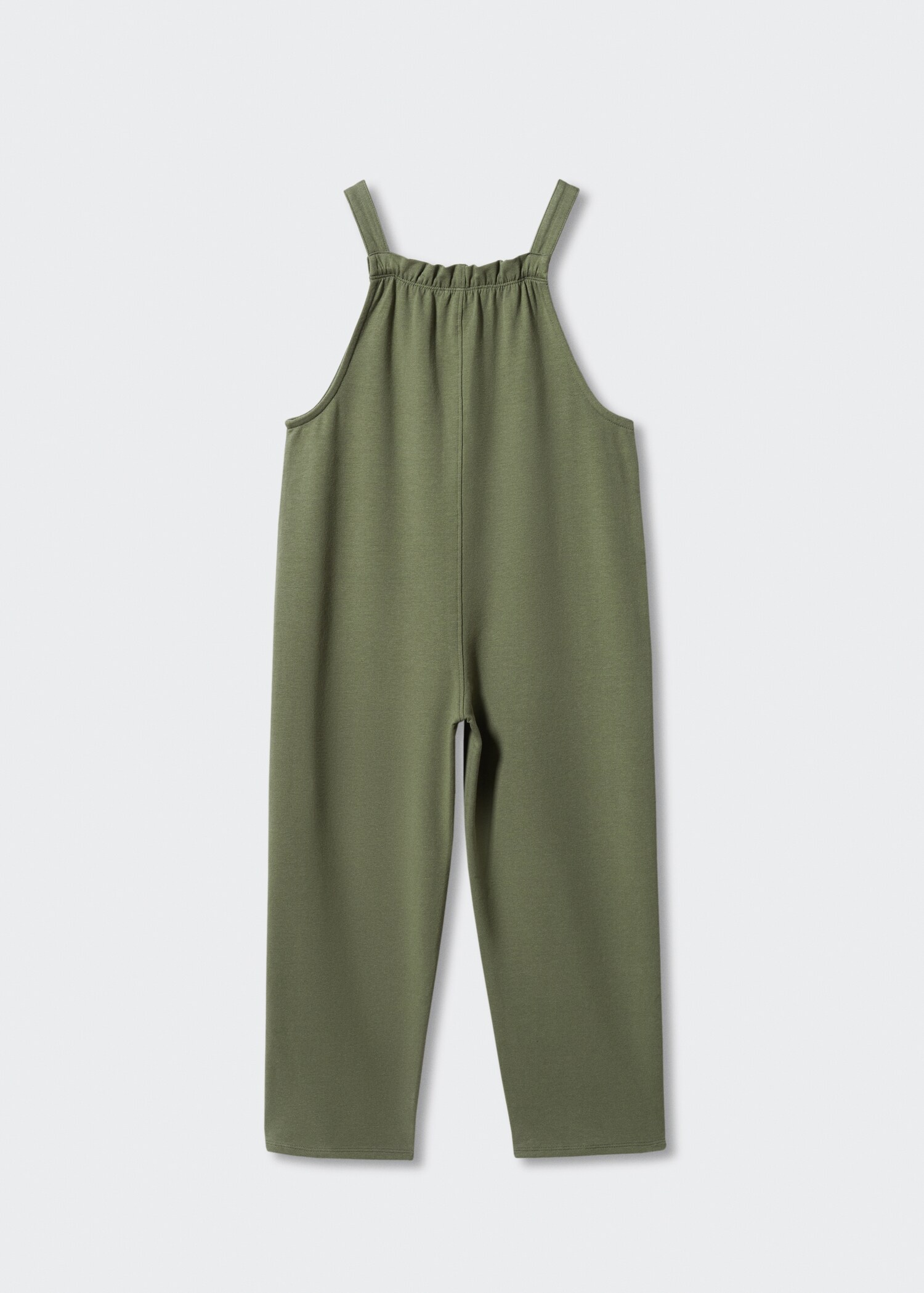 Langer Baumwoll-Jumpsuit - Rückseite des Artikels